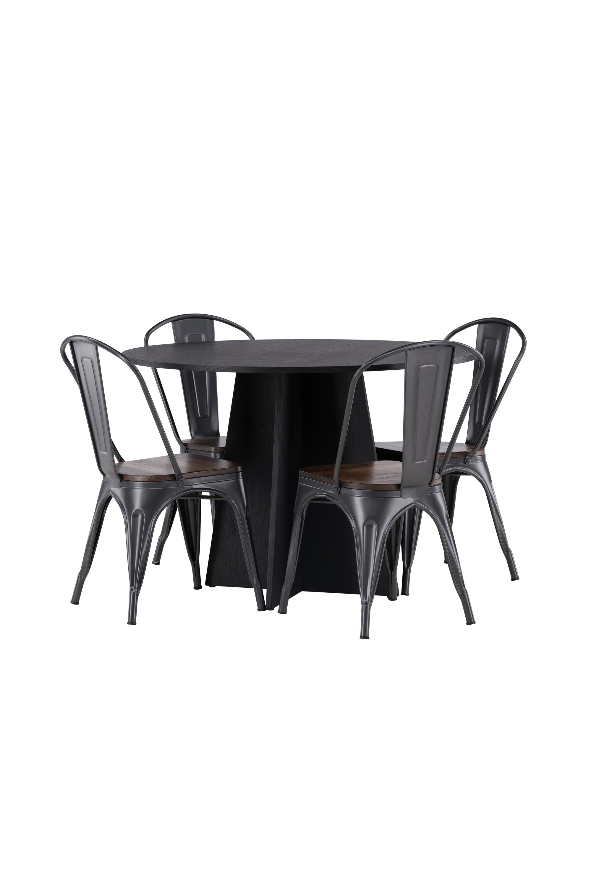 Matgrupp Bootcut med 4st matstolar Tempe-GR Dining Set-Venture Home-peaceofhome.se