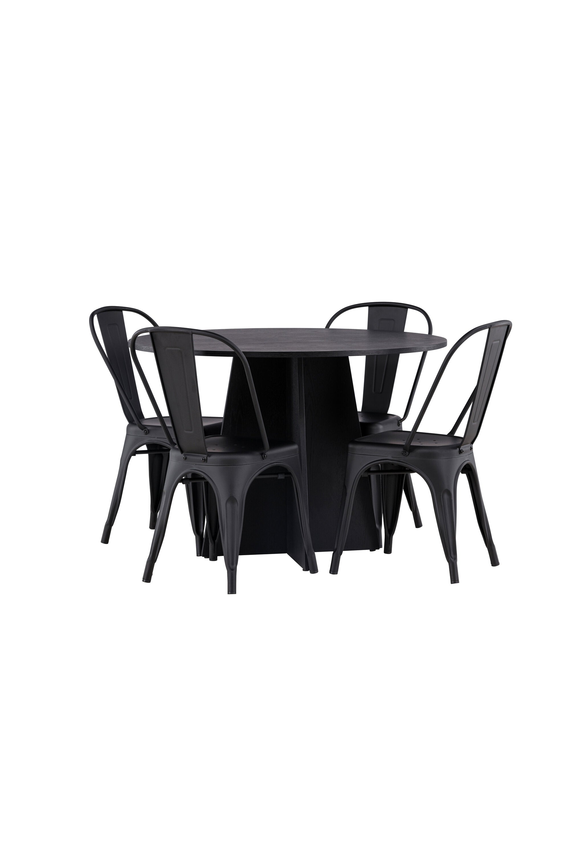 Matgrupp Bootcut med 4st matstolar Tempe-GR Dining Set-Venture Home-peaceofhome.se