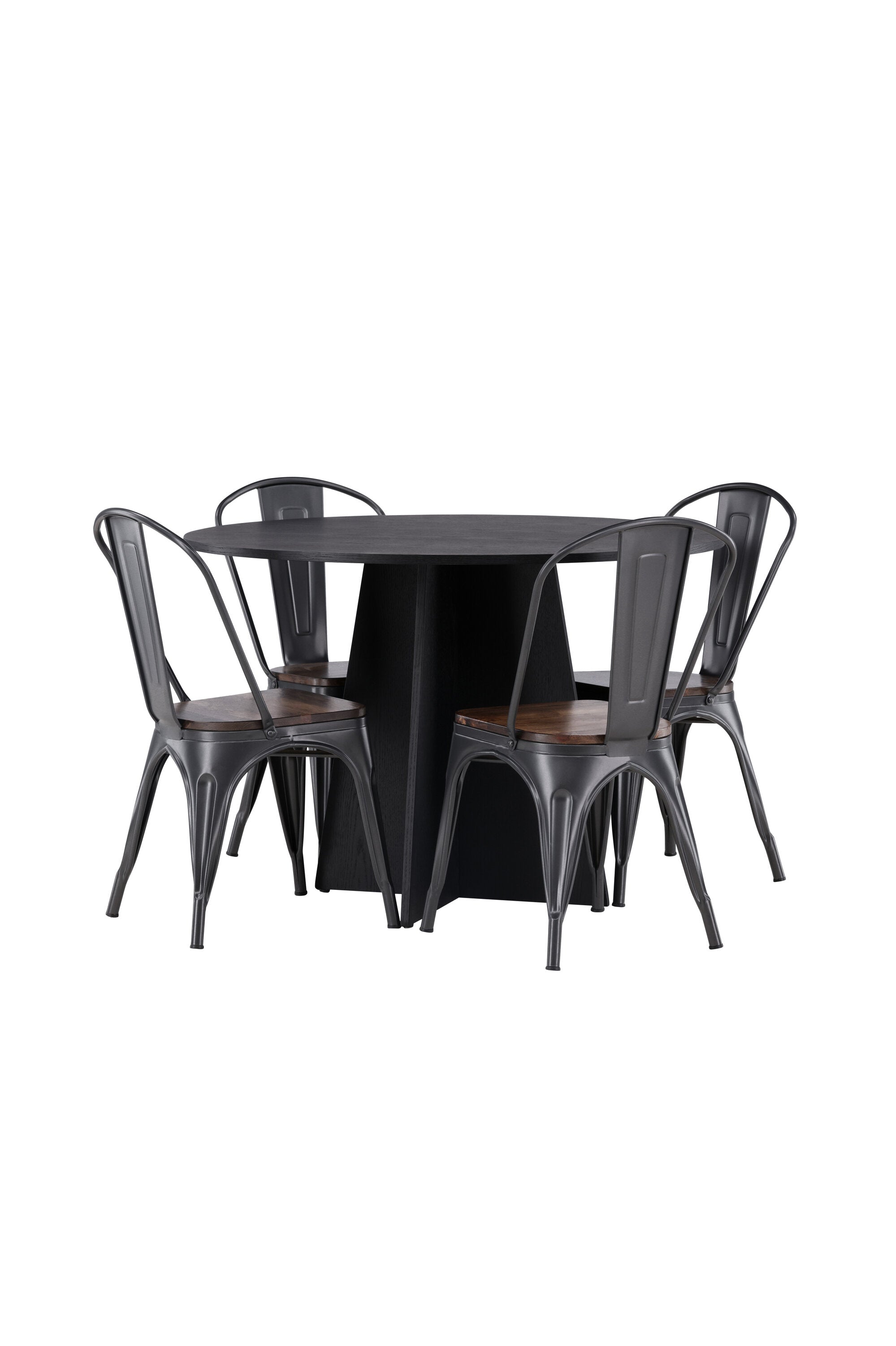 Matgrupp Bootcut med 4st matstolar Tempe-GR Dining Set-Venture Home-peaceofhome.se