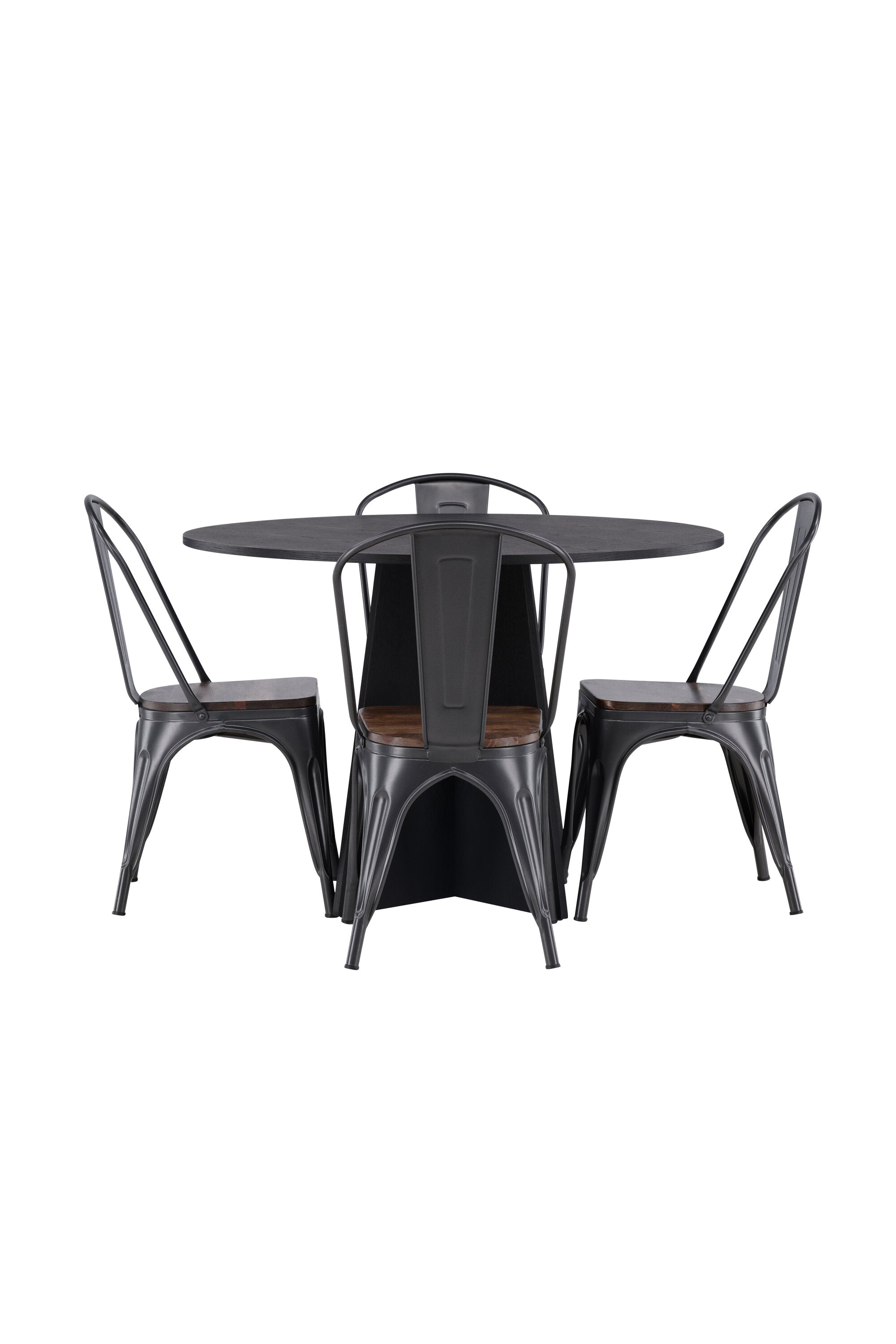 Matgrupp Bootcut med 4st matstolar Tempe-GR Dining Set-Venture Home-peaceofhome.se