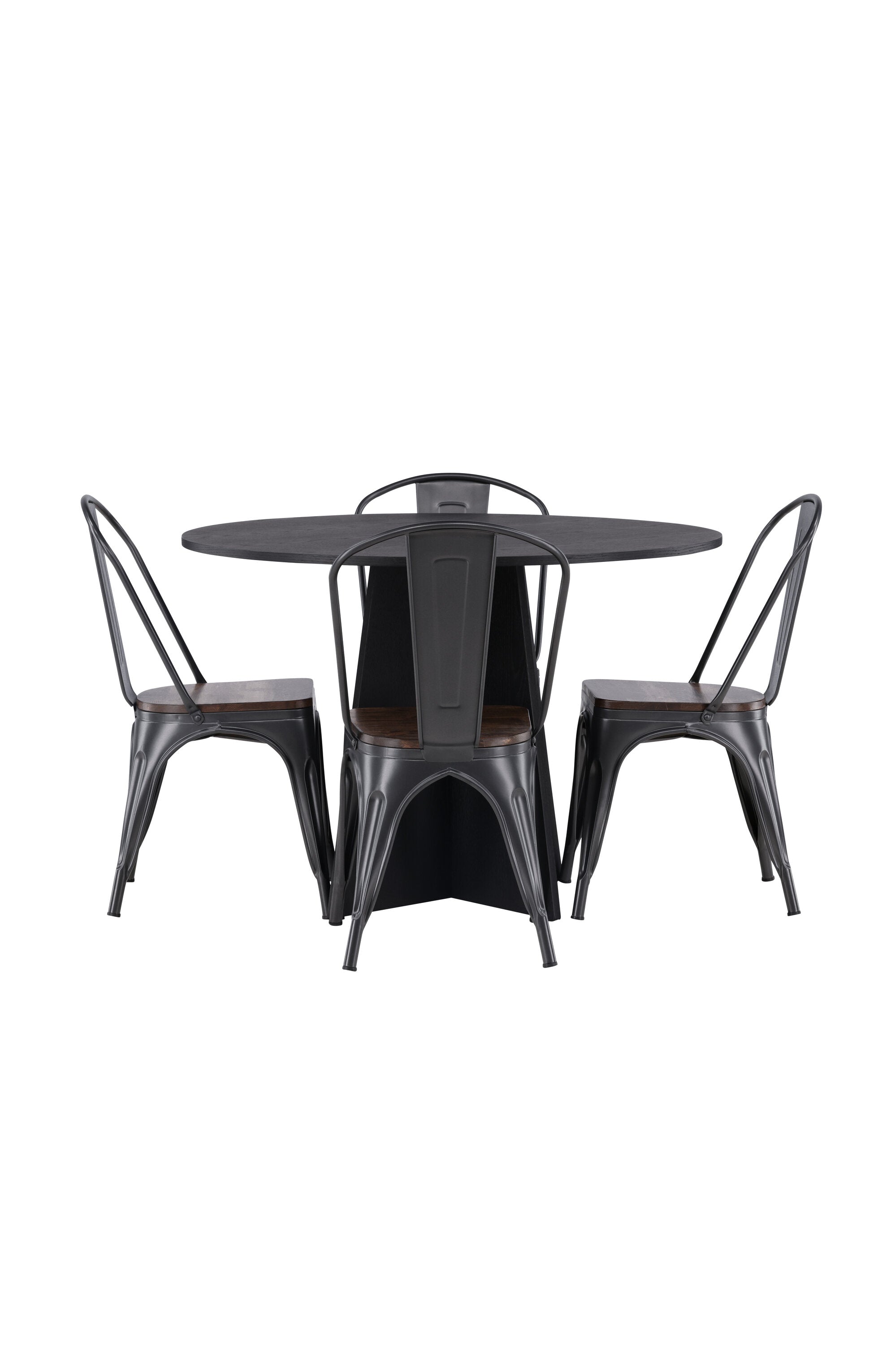 Matgrupp Bootcut med 4st matstolar Tempe-GR Dining Set-Venture Home-peaceofhome.se