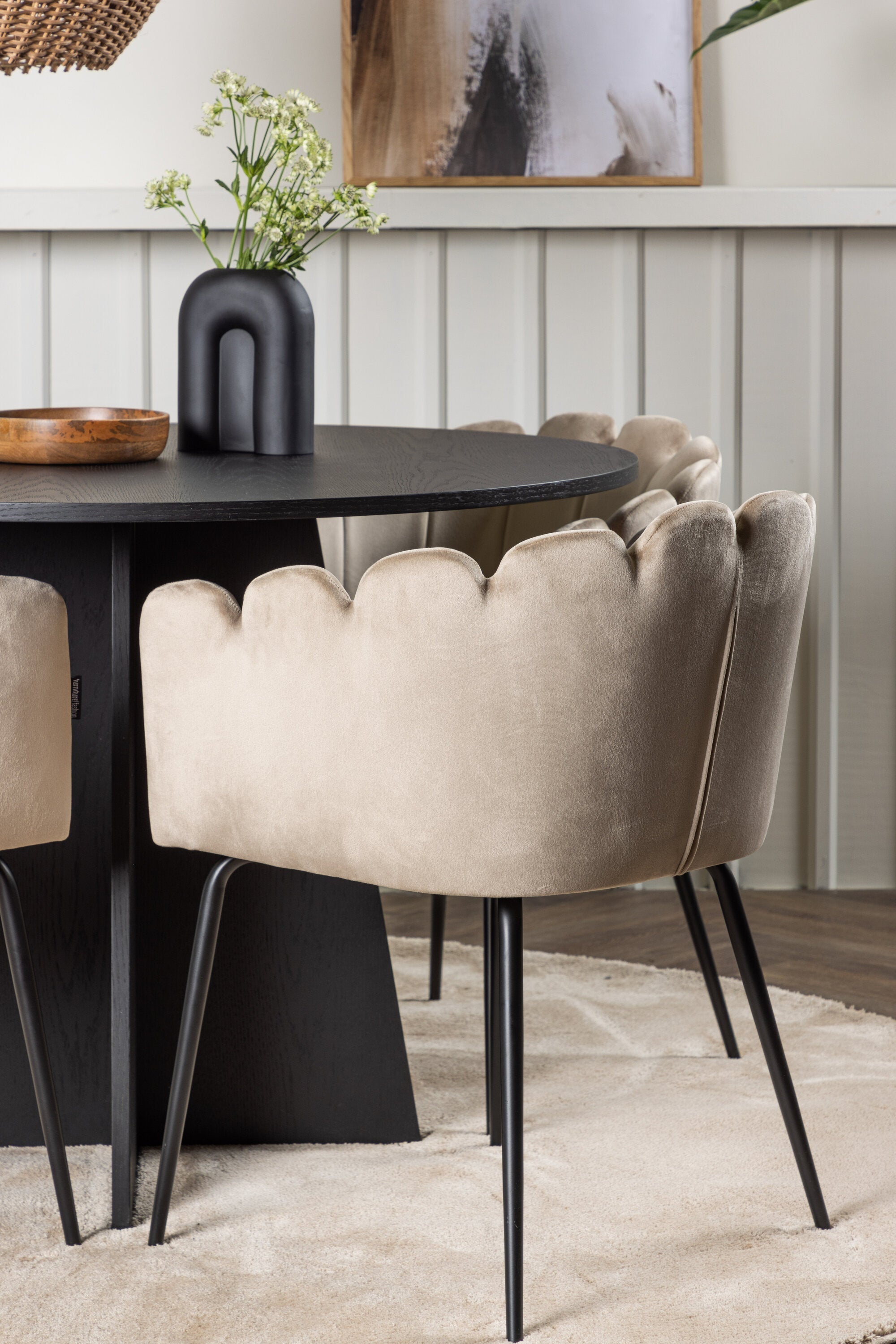 Matgrupp Bootcut med 6st matstolar Limhamn-GR Dining Set-Venture Home-peaceofhome.se