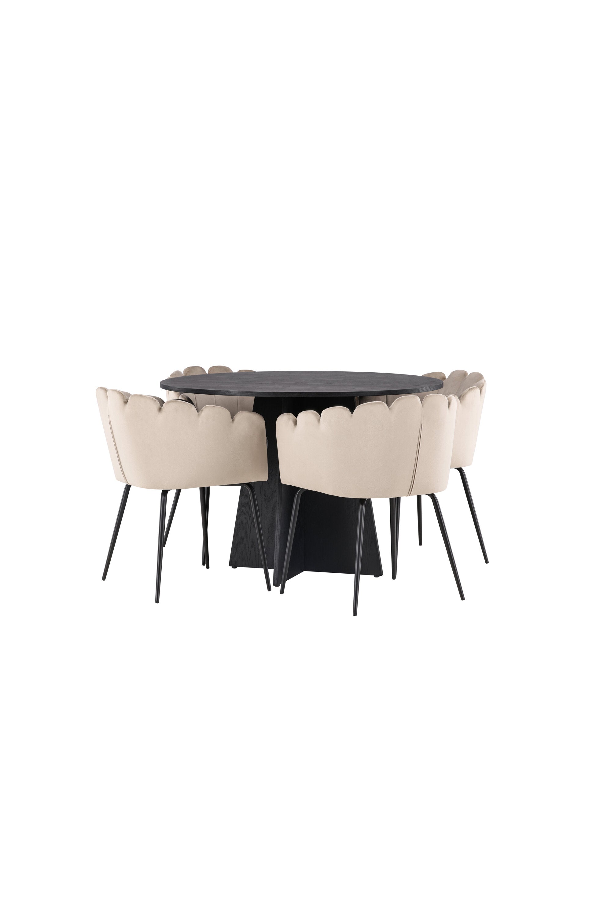 Matgrupp Bootcut med 6st matstolar Limhamn-GR Dining Set-Venture Home-peaceofhome.se