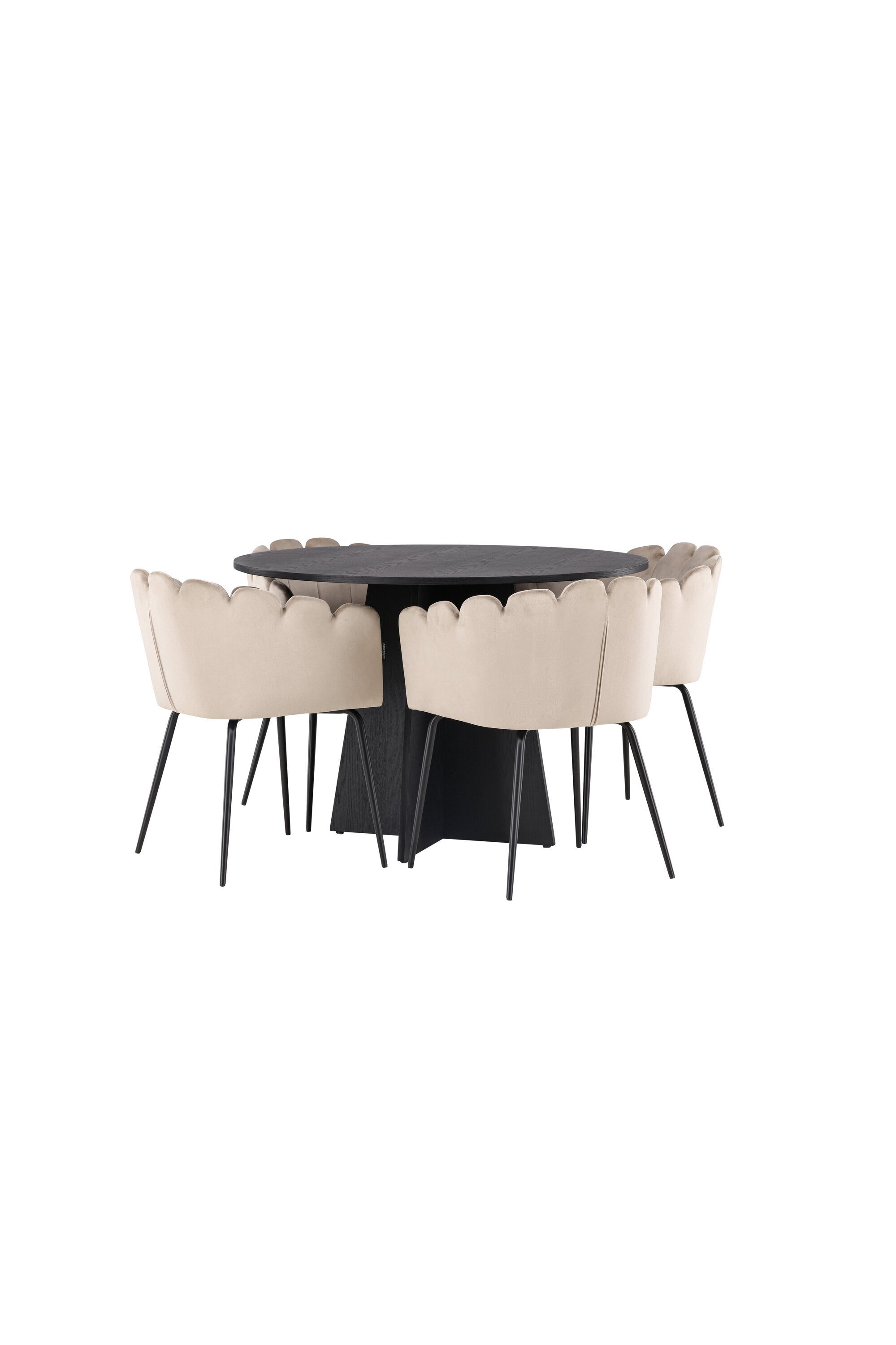 Matgrupp Bootcut med 6st matstolar Limhamn-GR Dining Set-Venture Home-peaceofhome.se