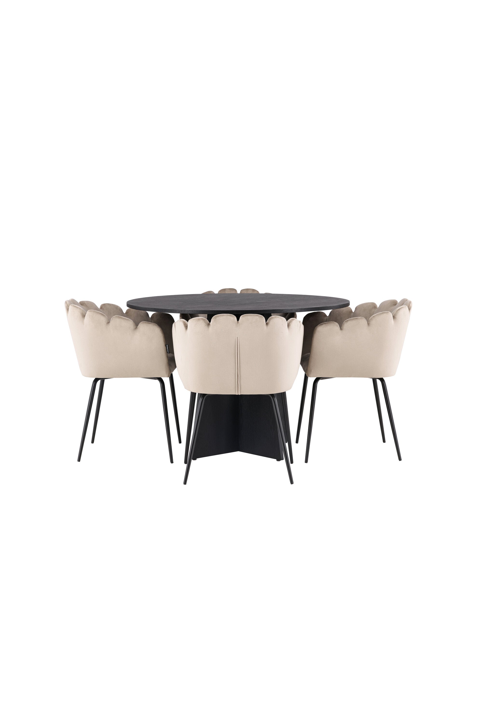 Matgrupp Bootcut med 6st matstolar Limhamn-GR Dining Set-Venture Home-peaceofhome.se