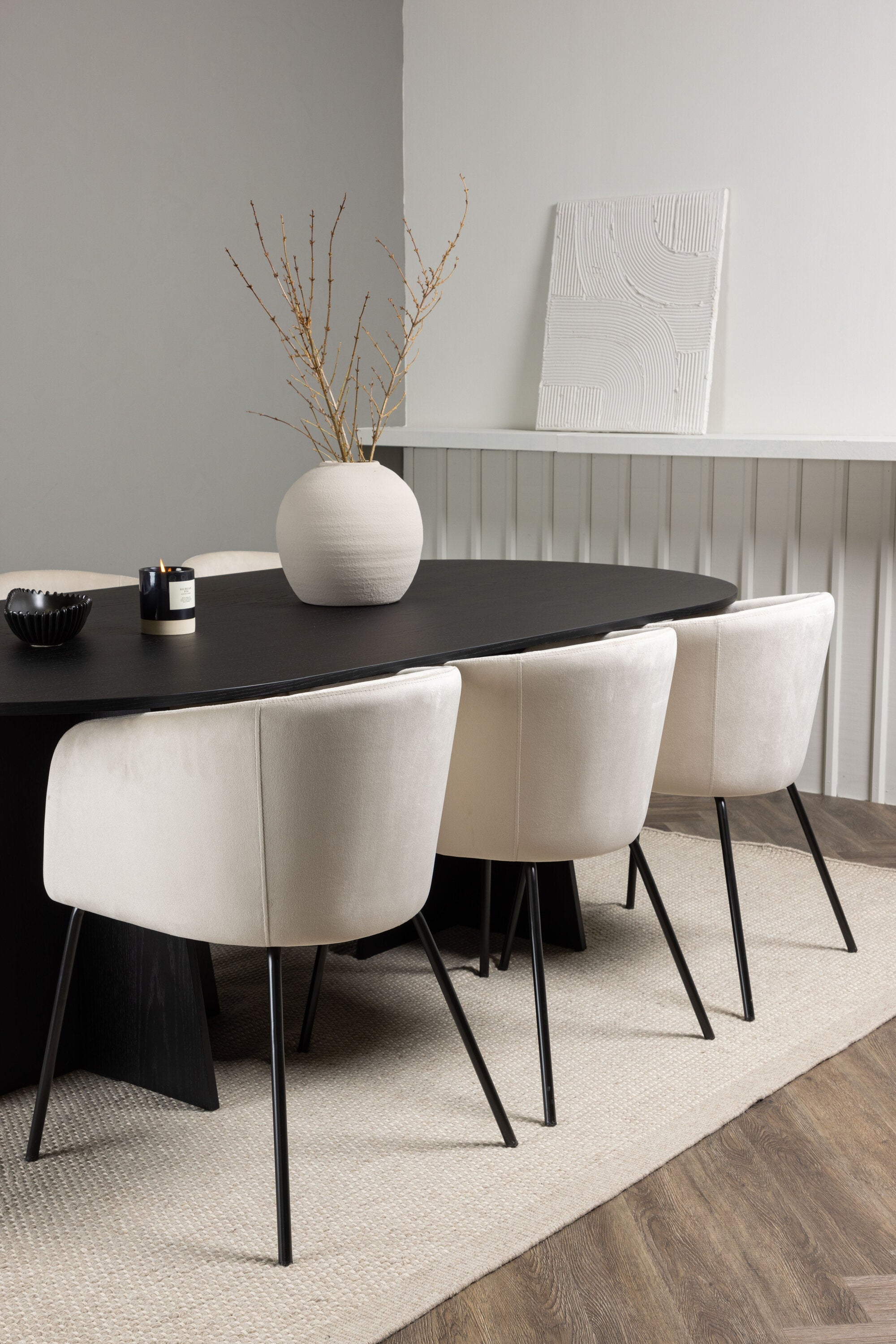 Matgrupp Bootcut med stolarna Berit-GR Dining Set-Venture Home-peaceofhome.se