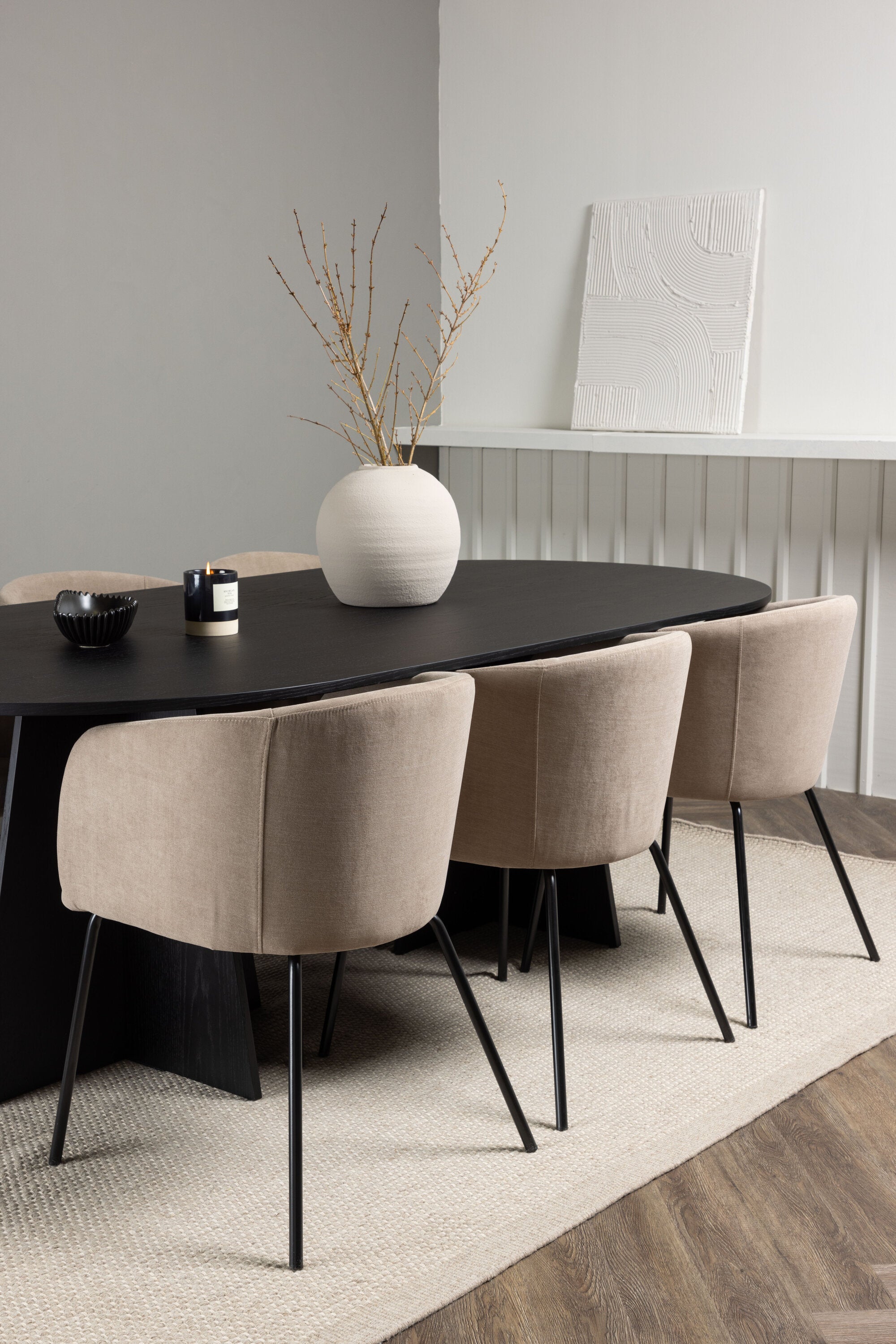 Matgrupp Bootcut med stolarna Berit-GR Dining Set-Venture Home-peaceofhome.se