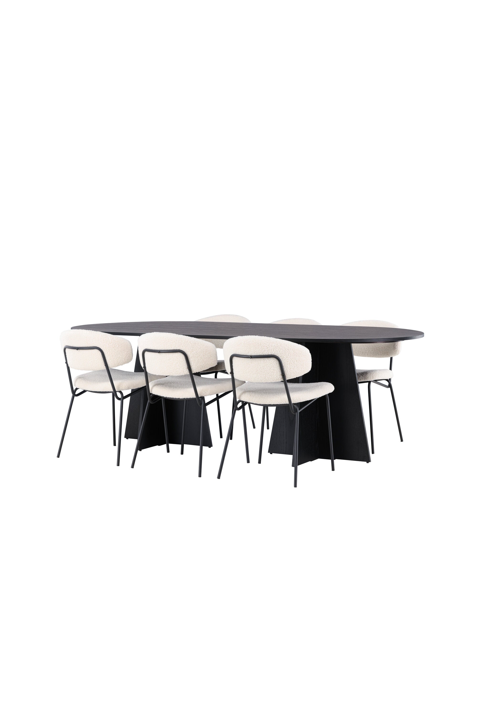 Matgrupp Bootcut med stolarna Chico-GR Dining Set-Venture Home-peaceofhome.se