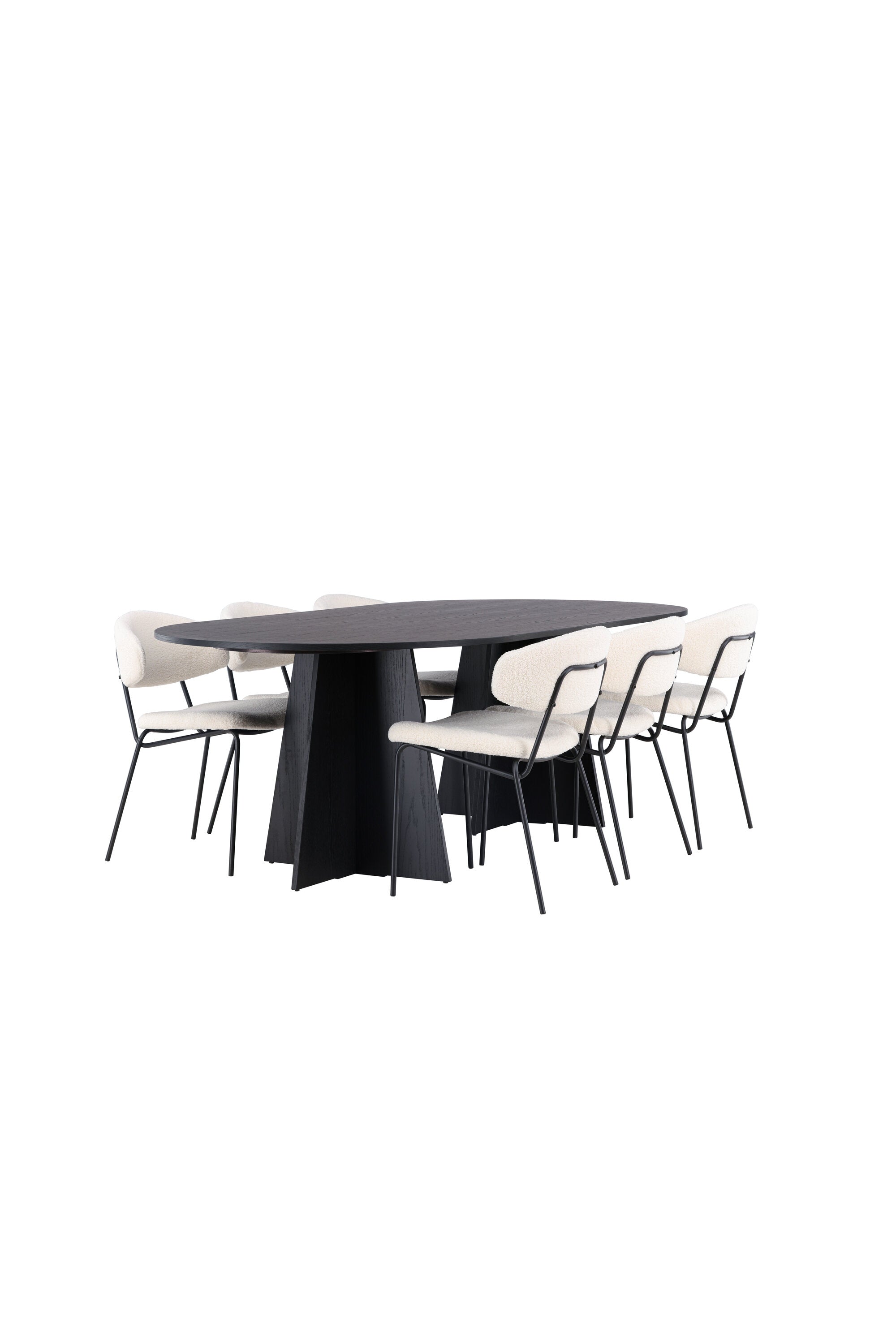 Matgrupp Bootcut med stolarna Chico-GR Dining Set-Venture Home-peaceofhome.se