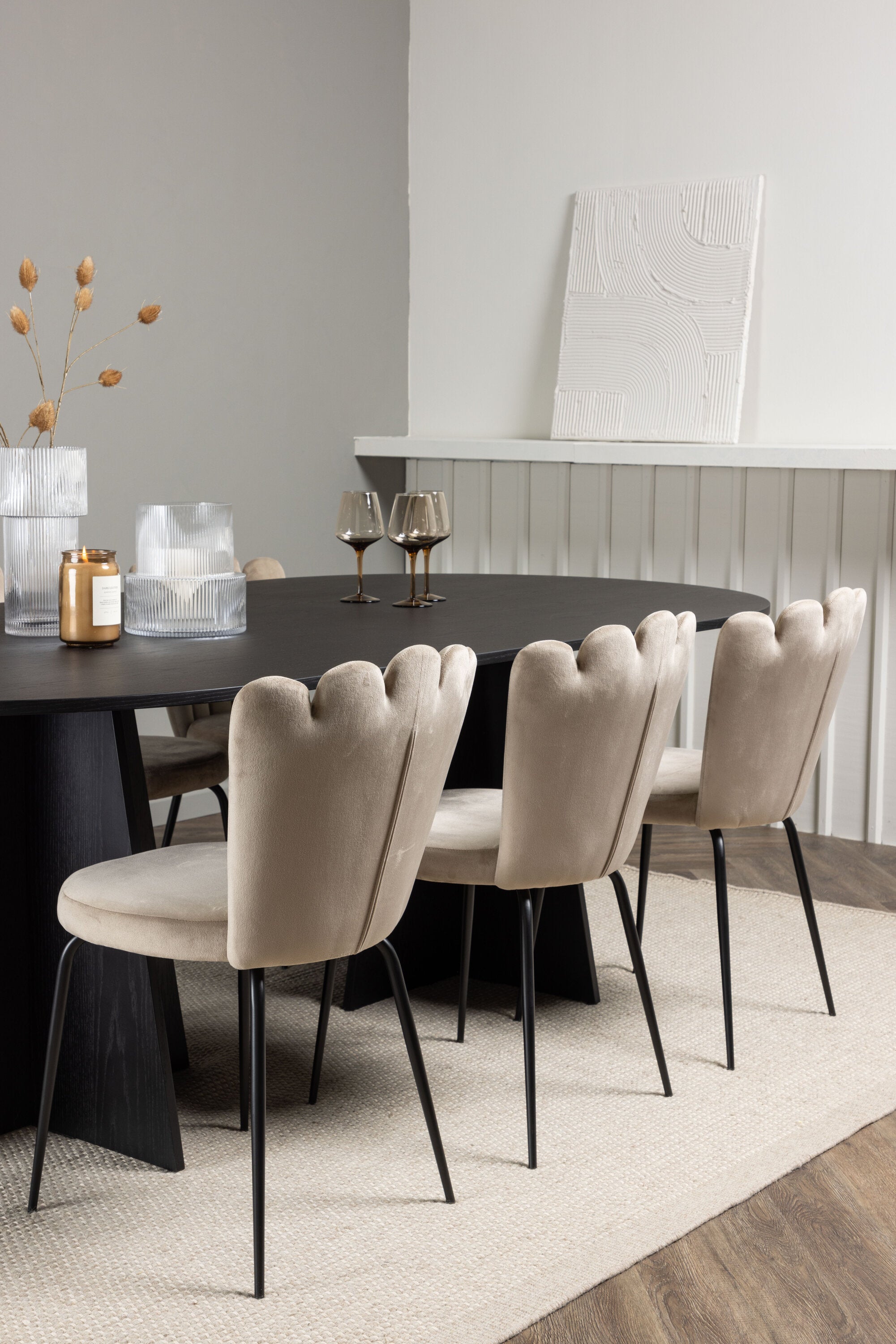 Matgrupp Bootcut med stolarna Limhamn-GR Dining Set-Venture Home-peaceofhome.se