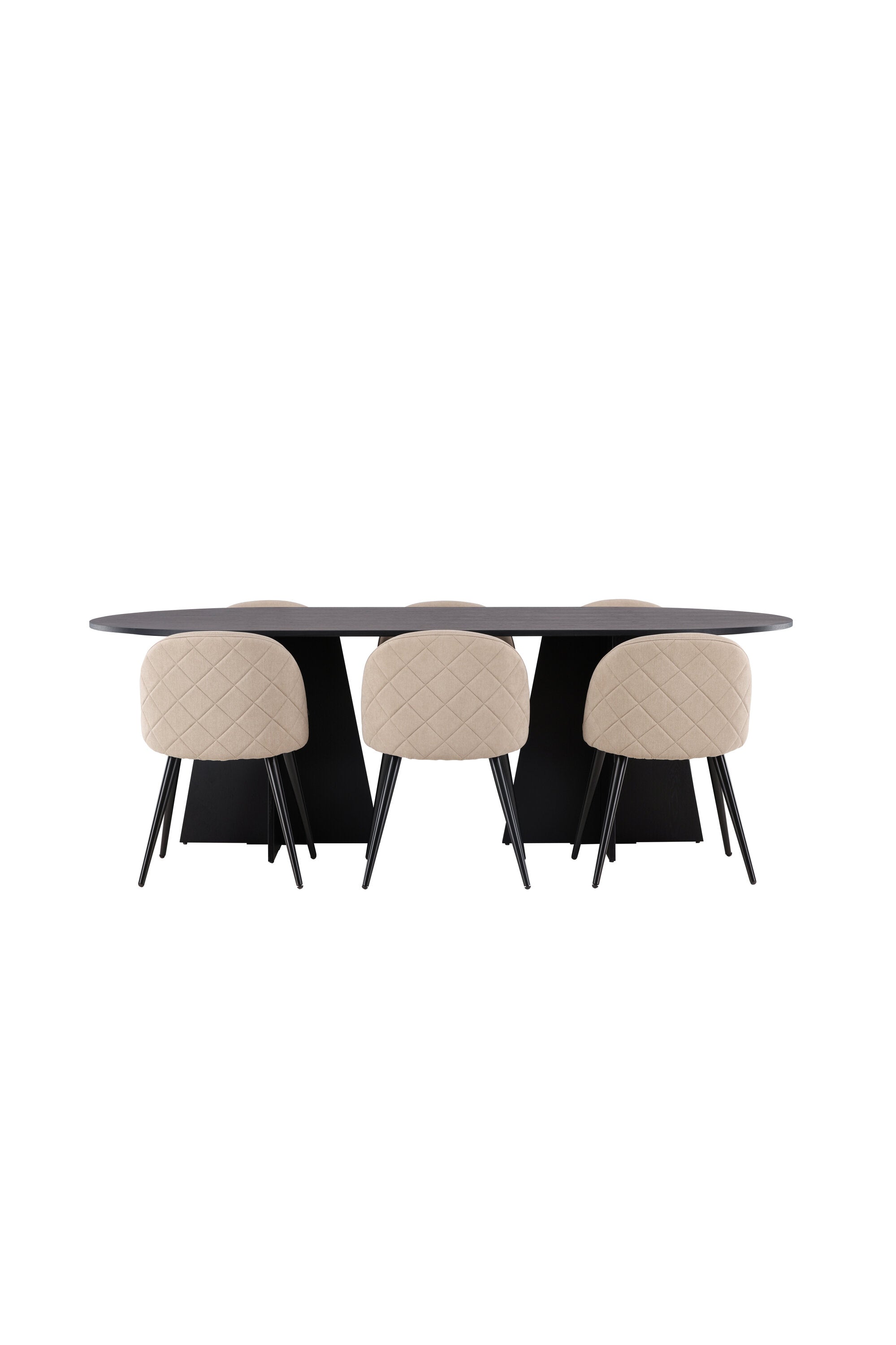 Matgrupp Bootcut med stolarna Velvet-GR Dining Set-Venture Home-peaceofhome.se