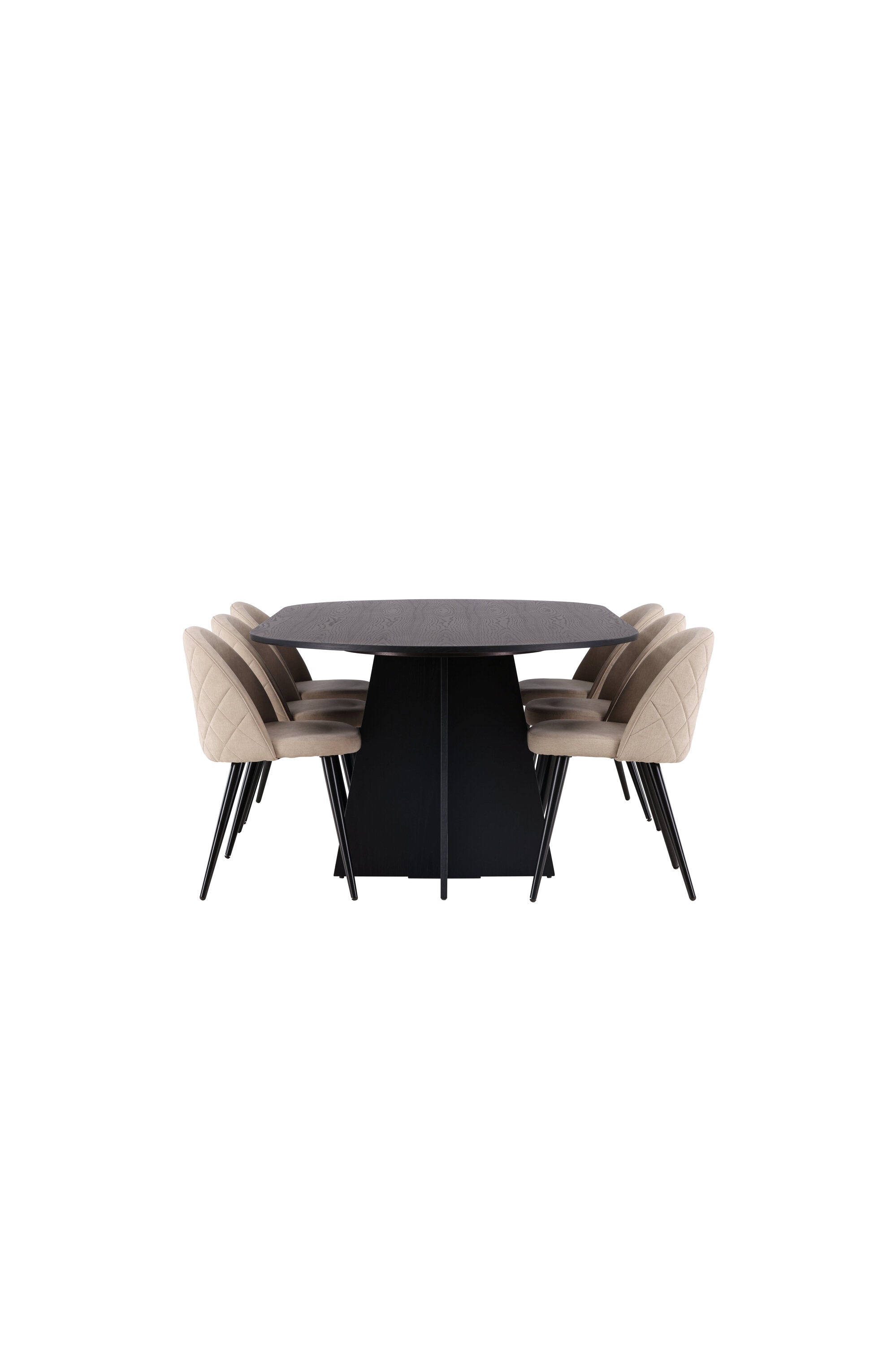 Matgrupp Bootcut med stolarna Velvet-GR Dining Set-Venture Home-peaceofhome.se