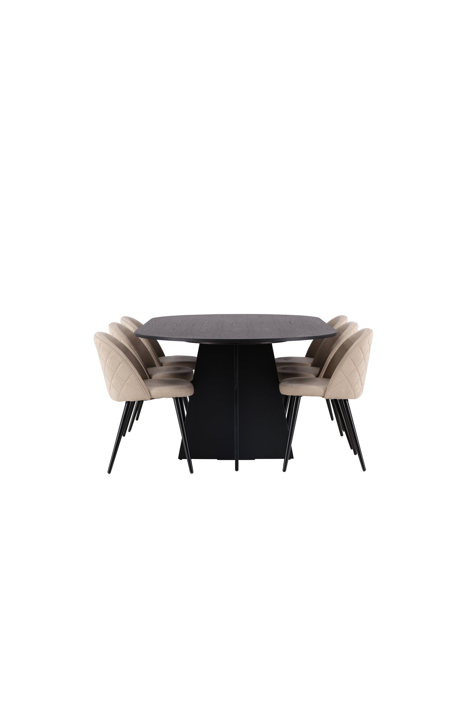 Matgrupp Bootcut med stolarna Velvet-GR Dining Set-Venture Home-peaceofhome.se