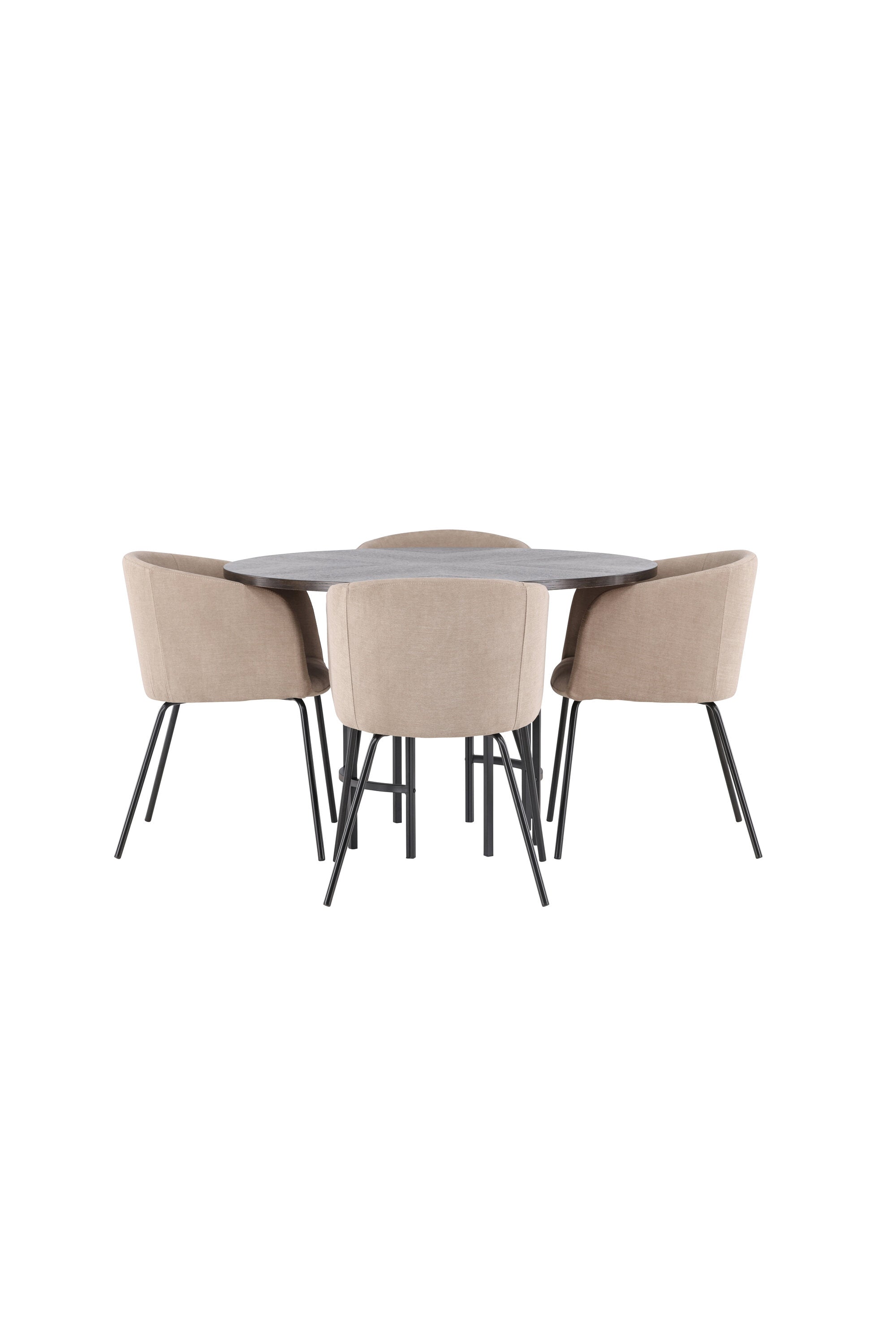 Matgrupp Copenhagen med 4st matstolar Berit-GR Dining Set-Venture Home-peaceofhome.se