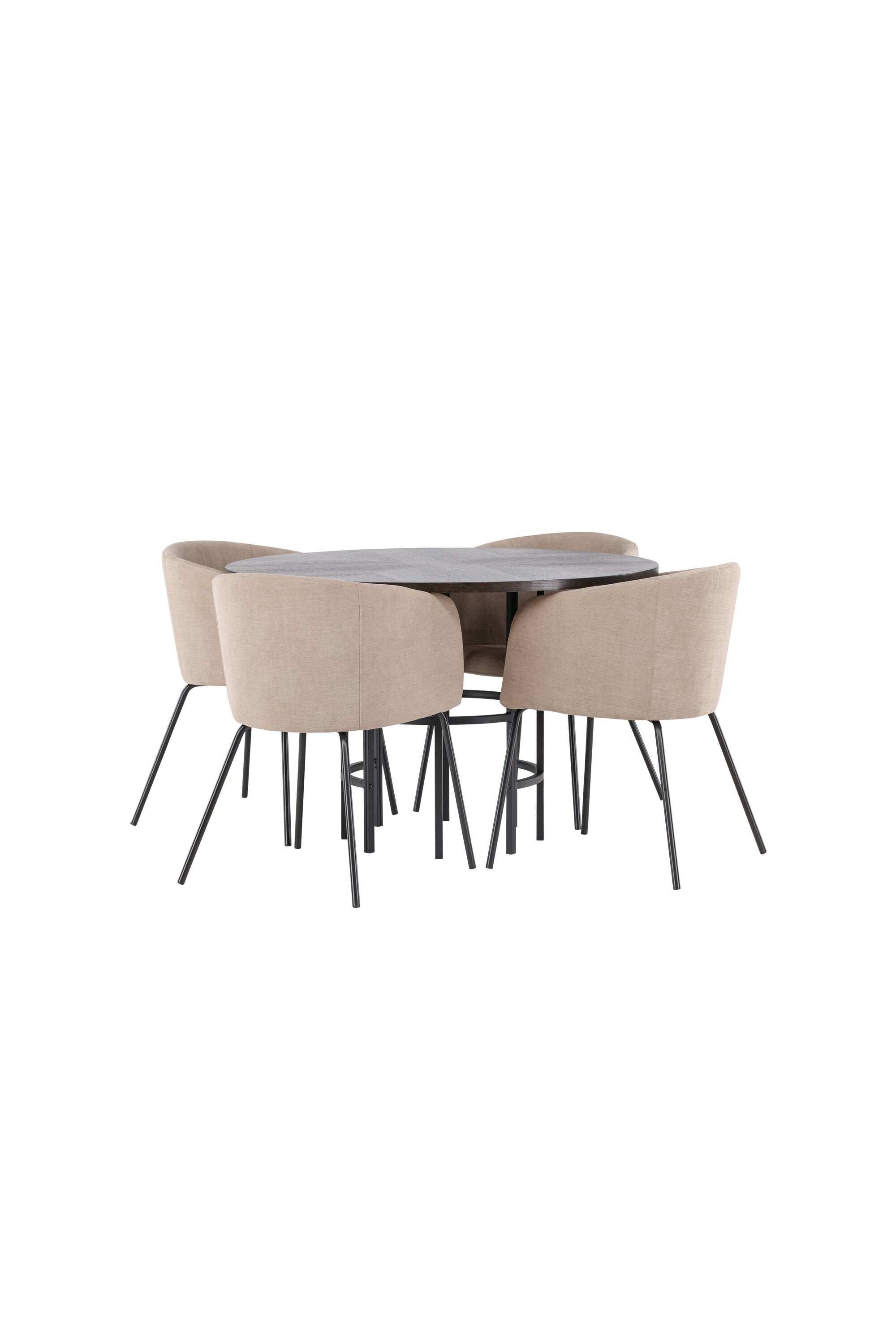 Matgrupp Copenhagen med 4st matstolar Berit-GR Dining Set-Venture Home-peaceofhome.se