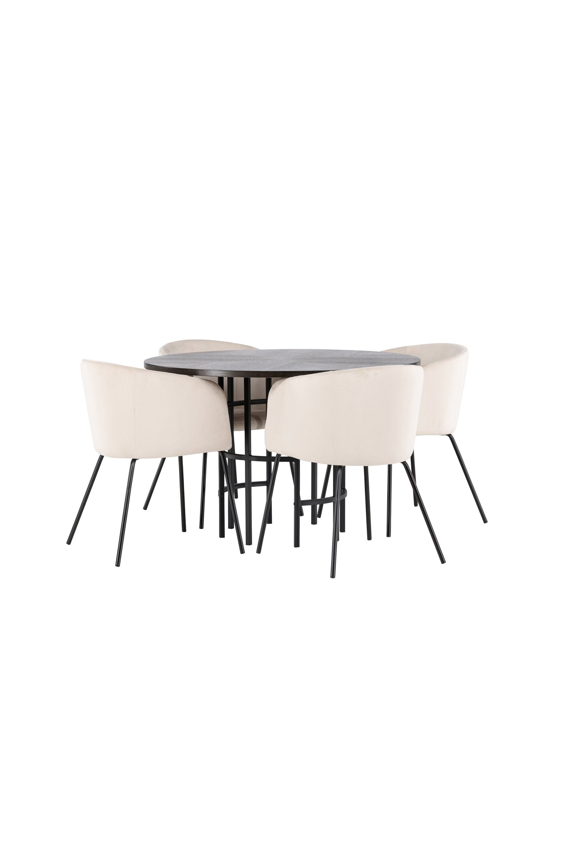 Matgrupp Copenhagen med 4st matstolar Berit-GR Dining Set-Venture Home-peaceofhome.se