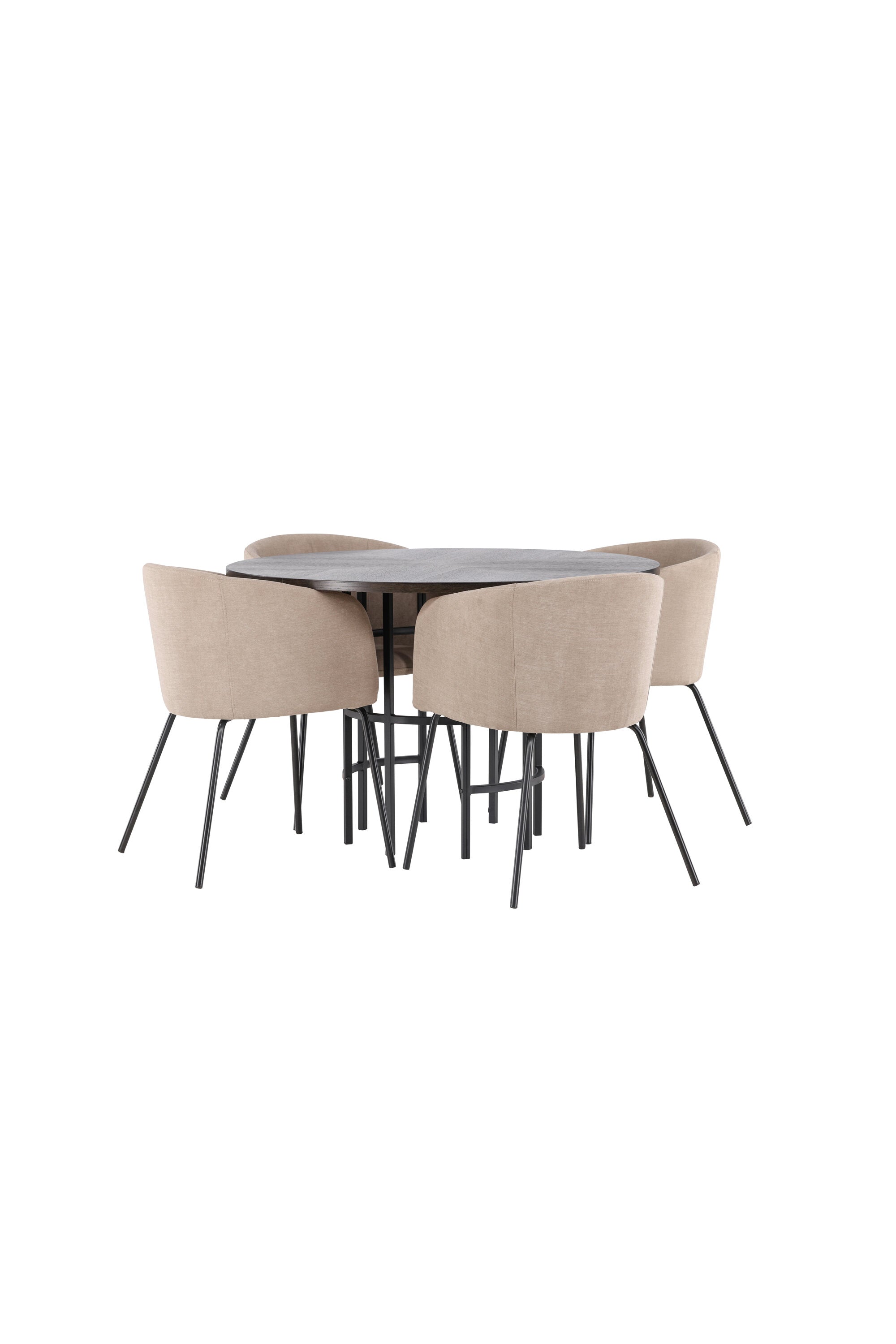 Matgrupp Copenhagen med 4st matstolar Berit-GR Dining Set-Venture Home-peaceofhome.se