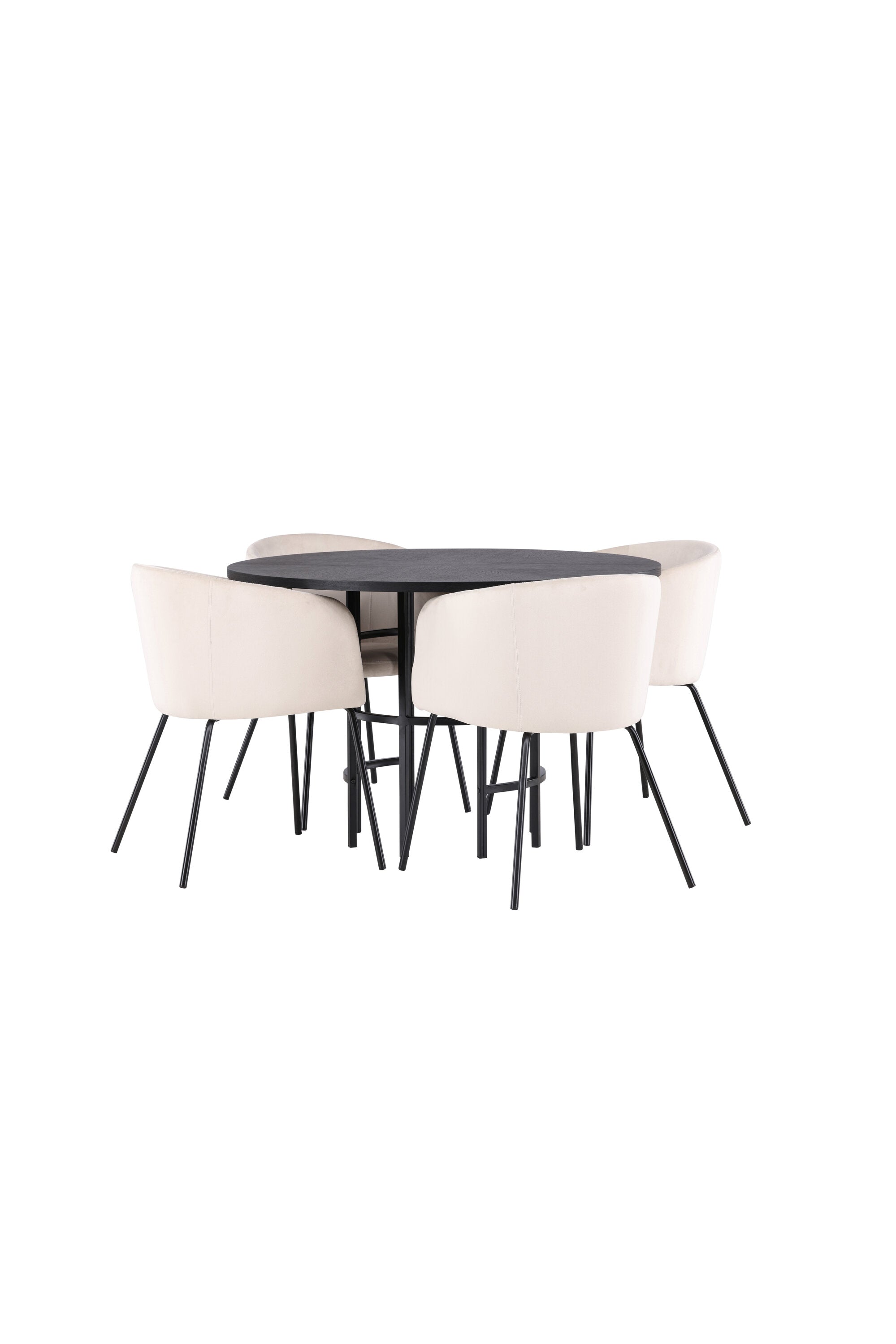 Matgrupp Copenhagen med 4st matstolar Berit-GR Dining Set-Venture Home-peaceofhome.se