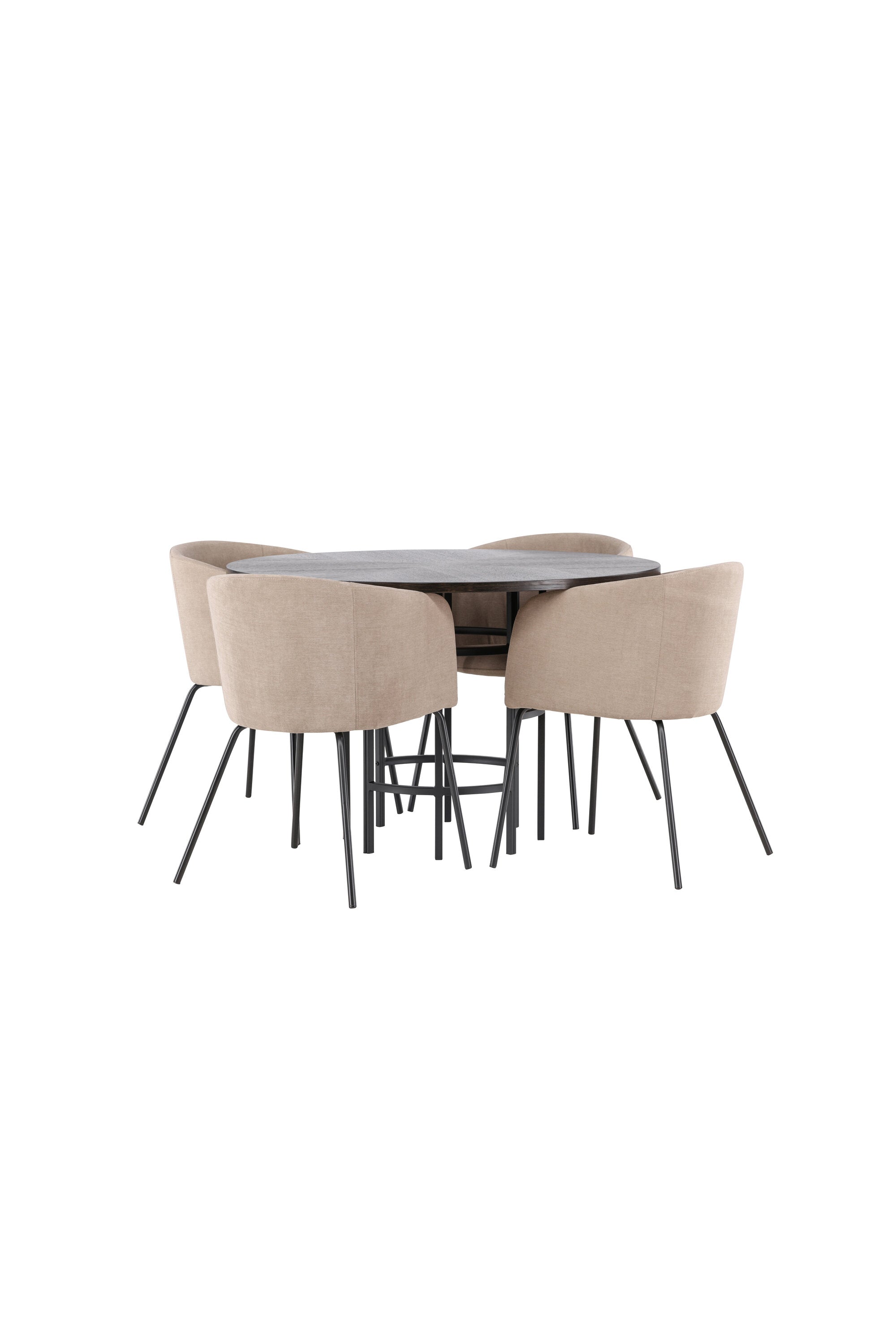 Matgrupp Copenhagen med 4st matstolar Berit-GR Dining Set-Venture Home-peaceofhome.se