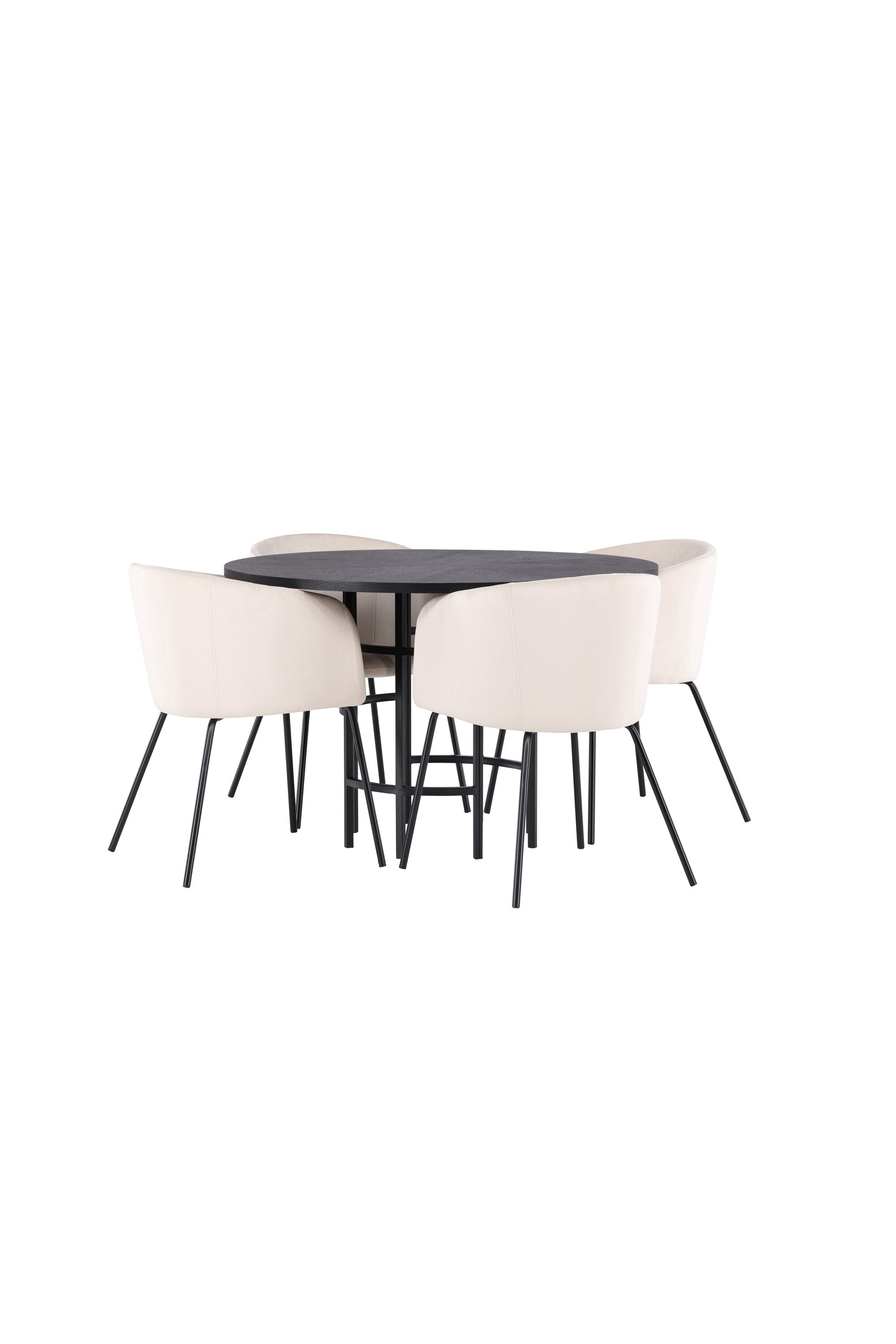 Matgrupp Copenhagen med 4st matstolar Berit-GR Dining Set-Venture Home-peaceofhome.se