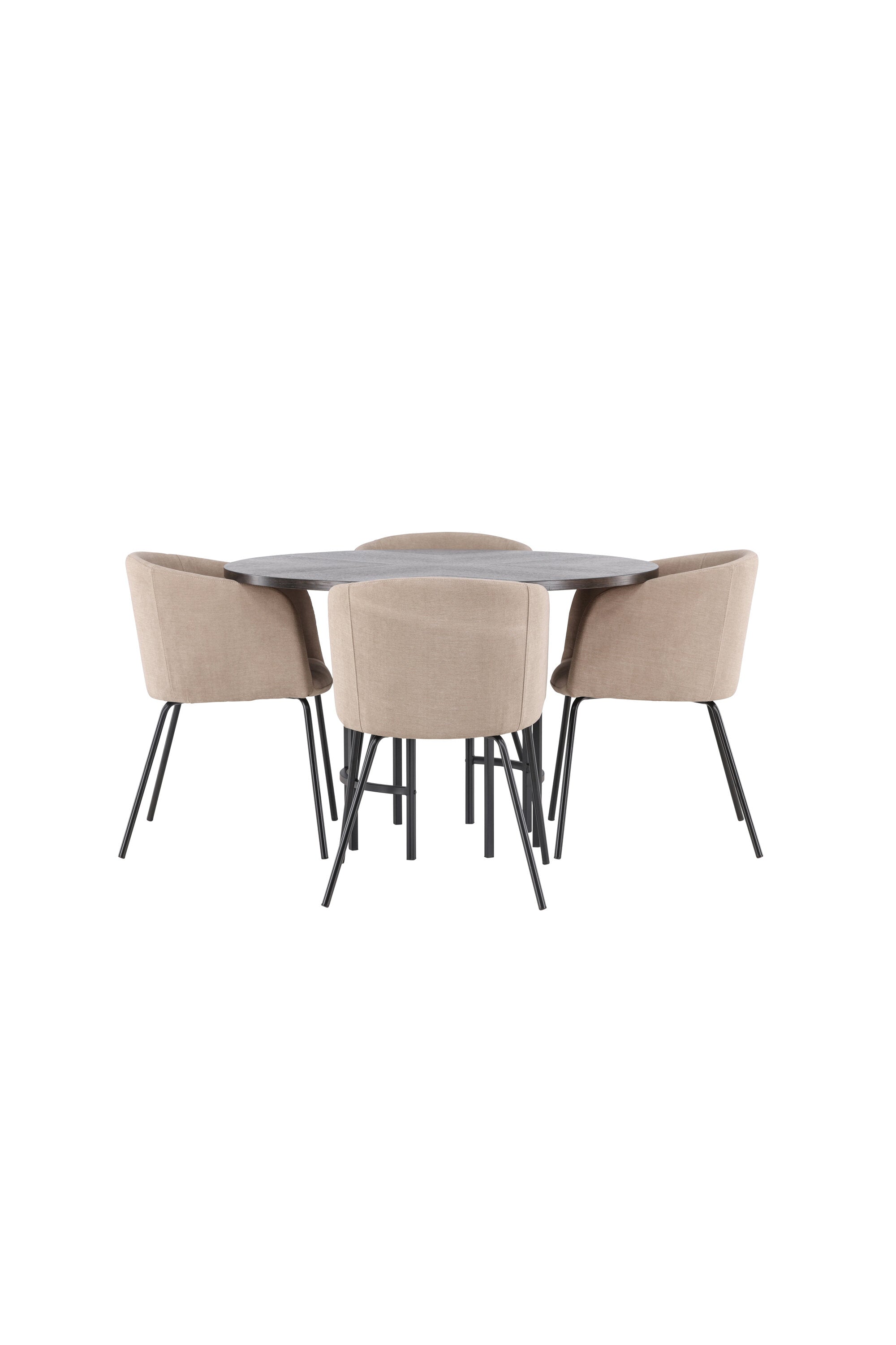 Matgrupp Copenhagen med 4st matstolar Berit-GR Dining Set-Venture Home-peaceofhome.se