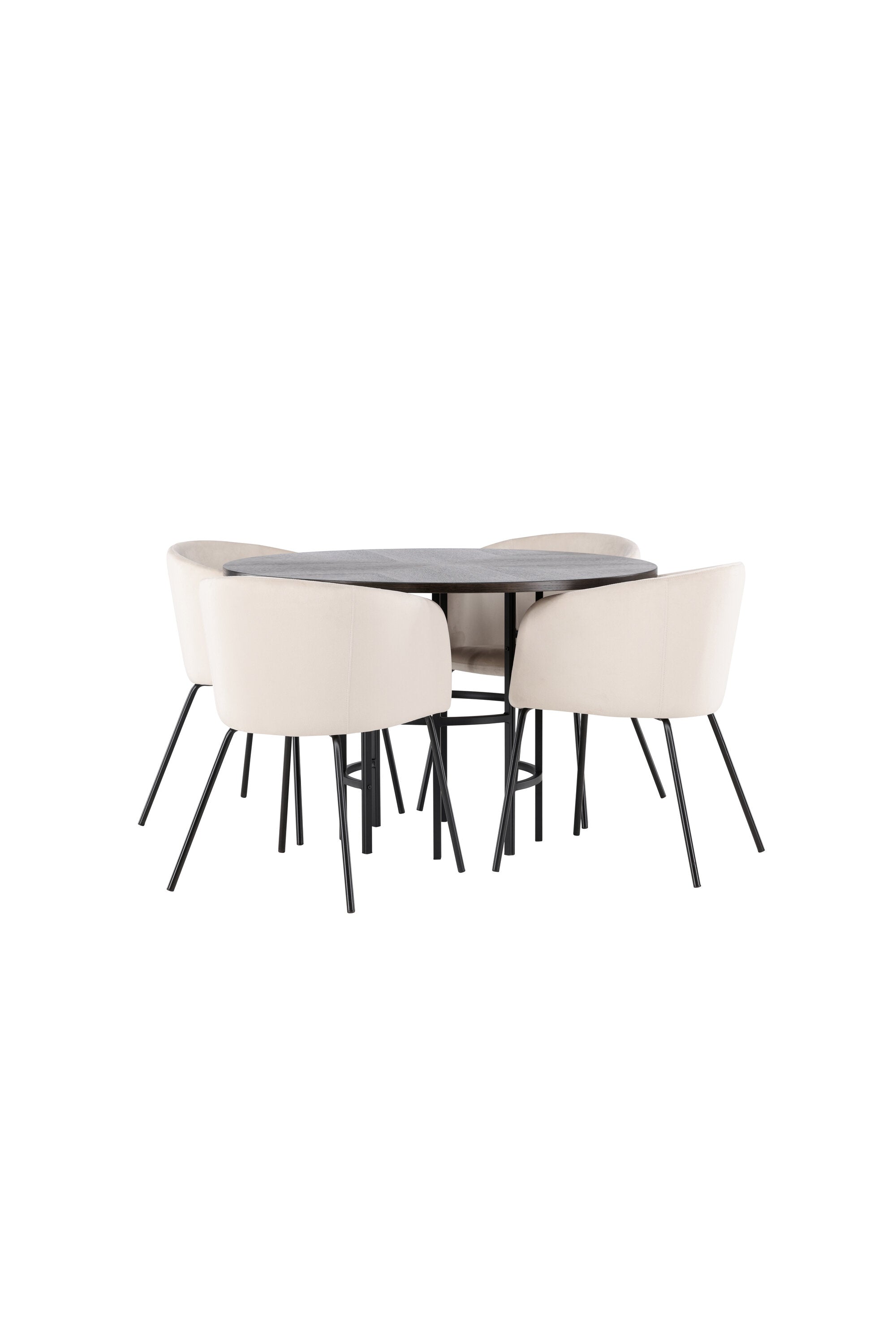 Matgrupp Copenhagen med 4st matstolar Berit-GR Dining Set-Venture Home-peaceofhome.se