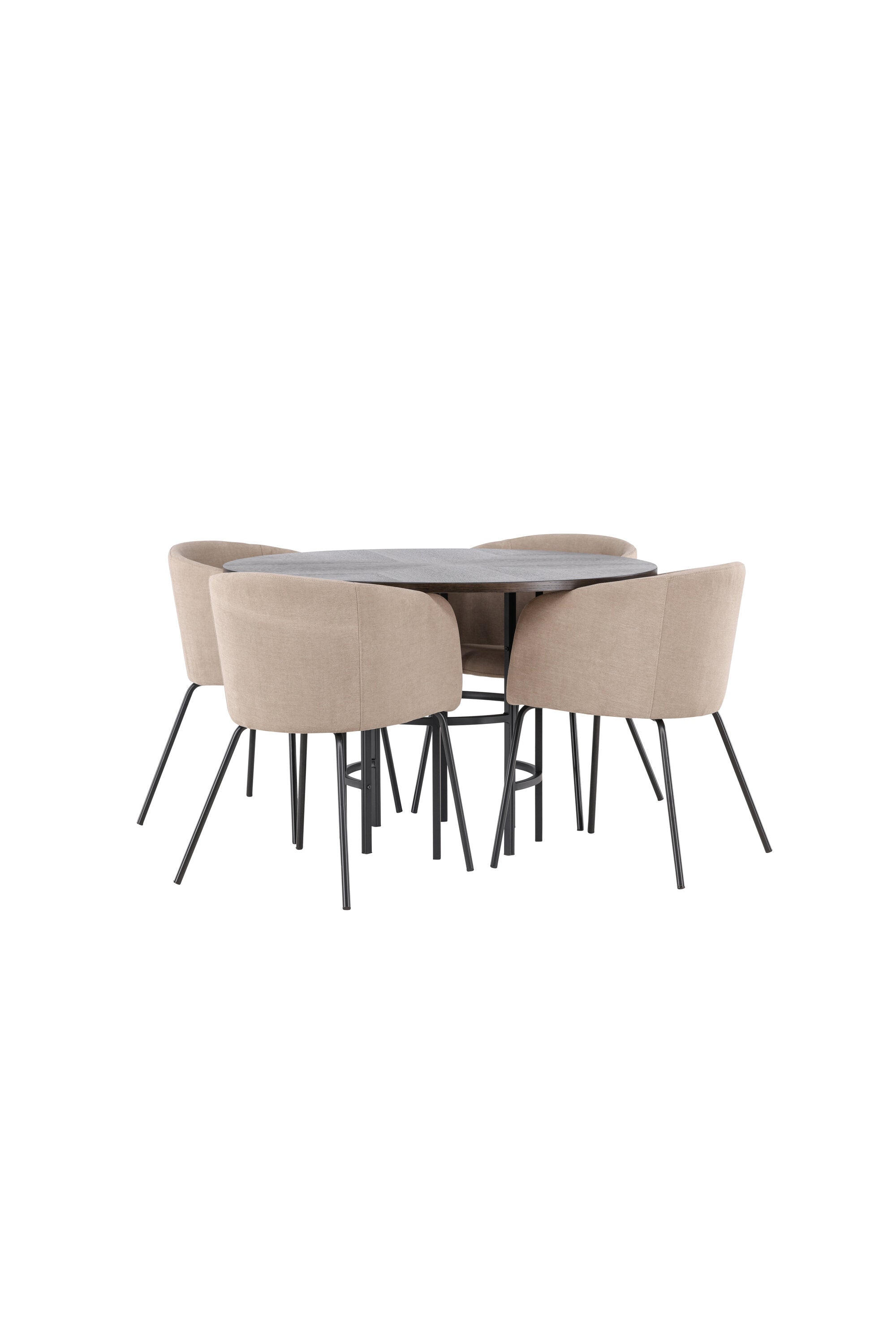 Matgrupp Copenhagen med 4st matstolar Berit-GR Dining Set-Venture Home-peaceofhome.se