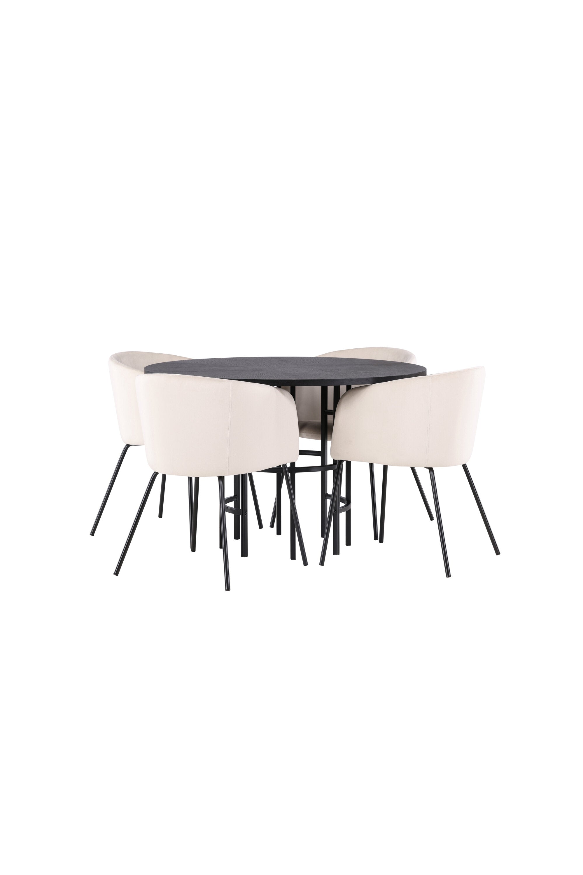 Matgrupp Copenhagen med 4st matstolar Berit-GR Dining Set-Venture Home-peaceofhome.se