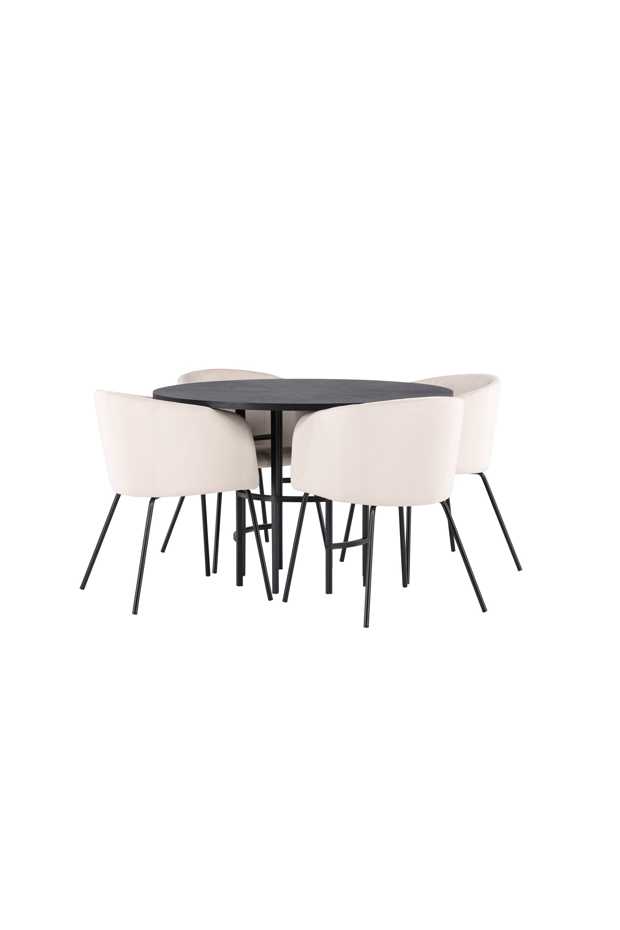 Matgrupp Copenhagen med 4st matstolar Berit-GR Dining Set-Venture Home-peaceofhome.se