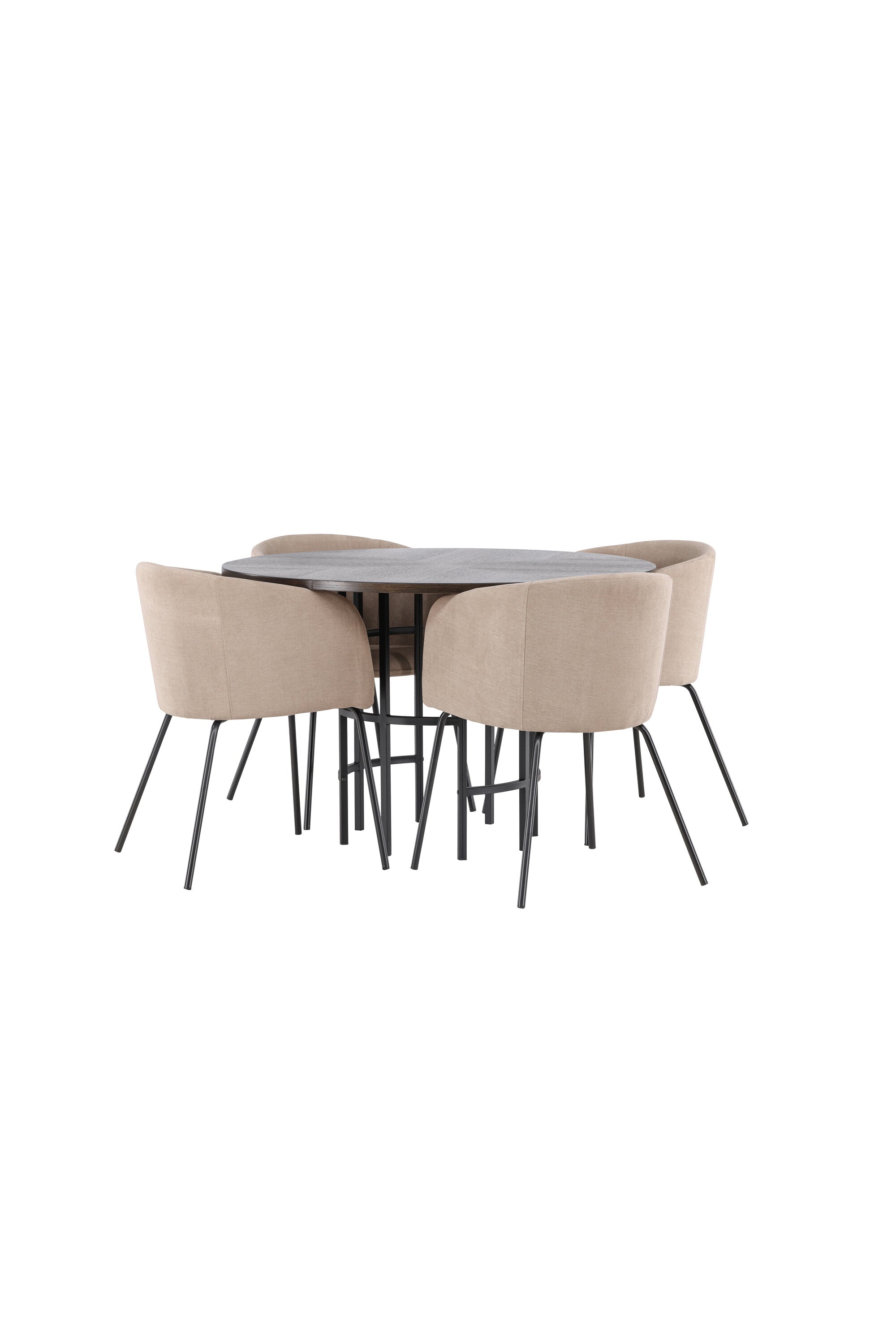 Matgrupp Copenhagen med 4st matstolar Berit-GR Dining Set-Venture Home-peaceofhome.se