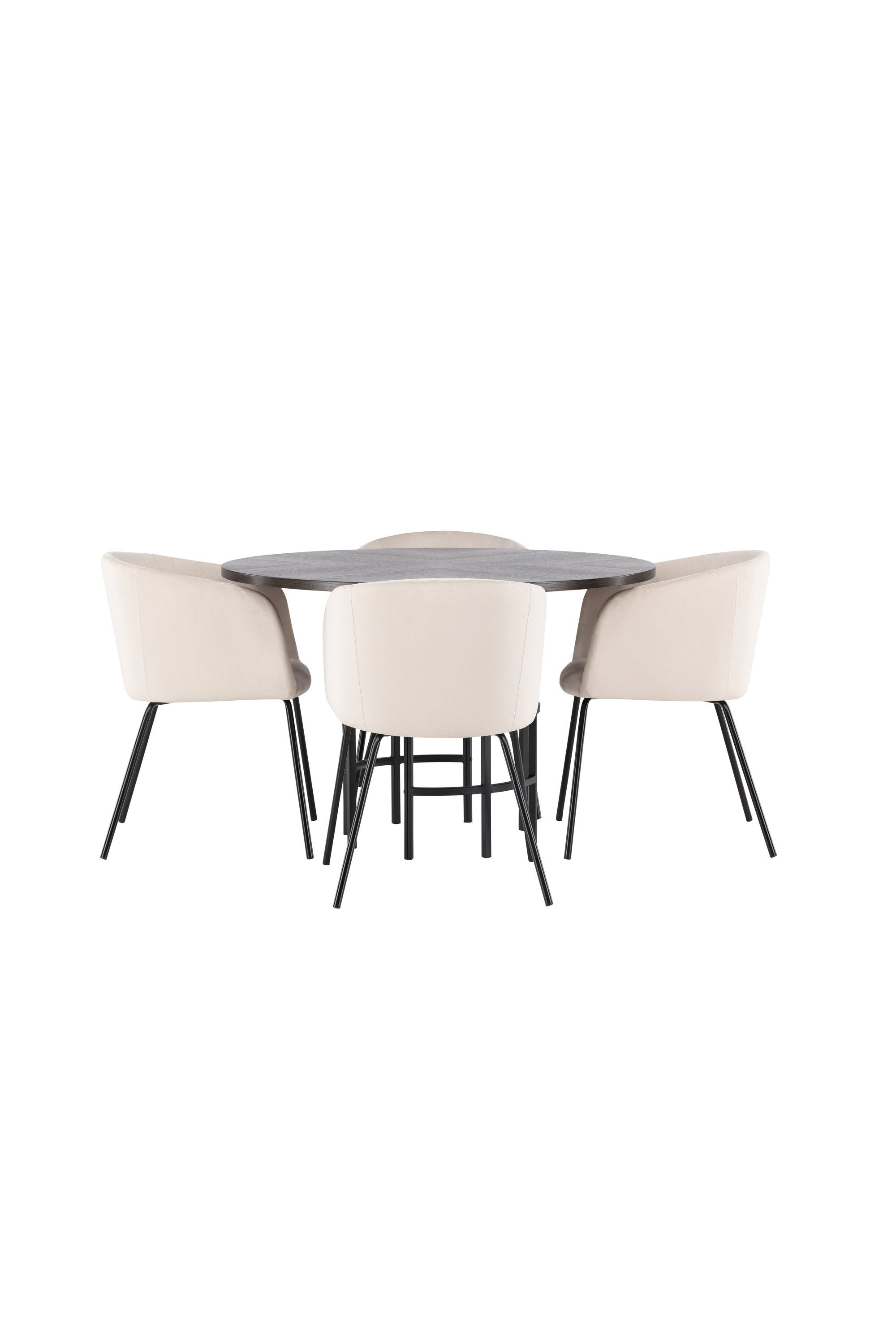 Matgrupp Copenhagen med 4st matstolar Berit-GR Dining Set-Venture Home-peaceofhome.se