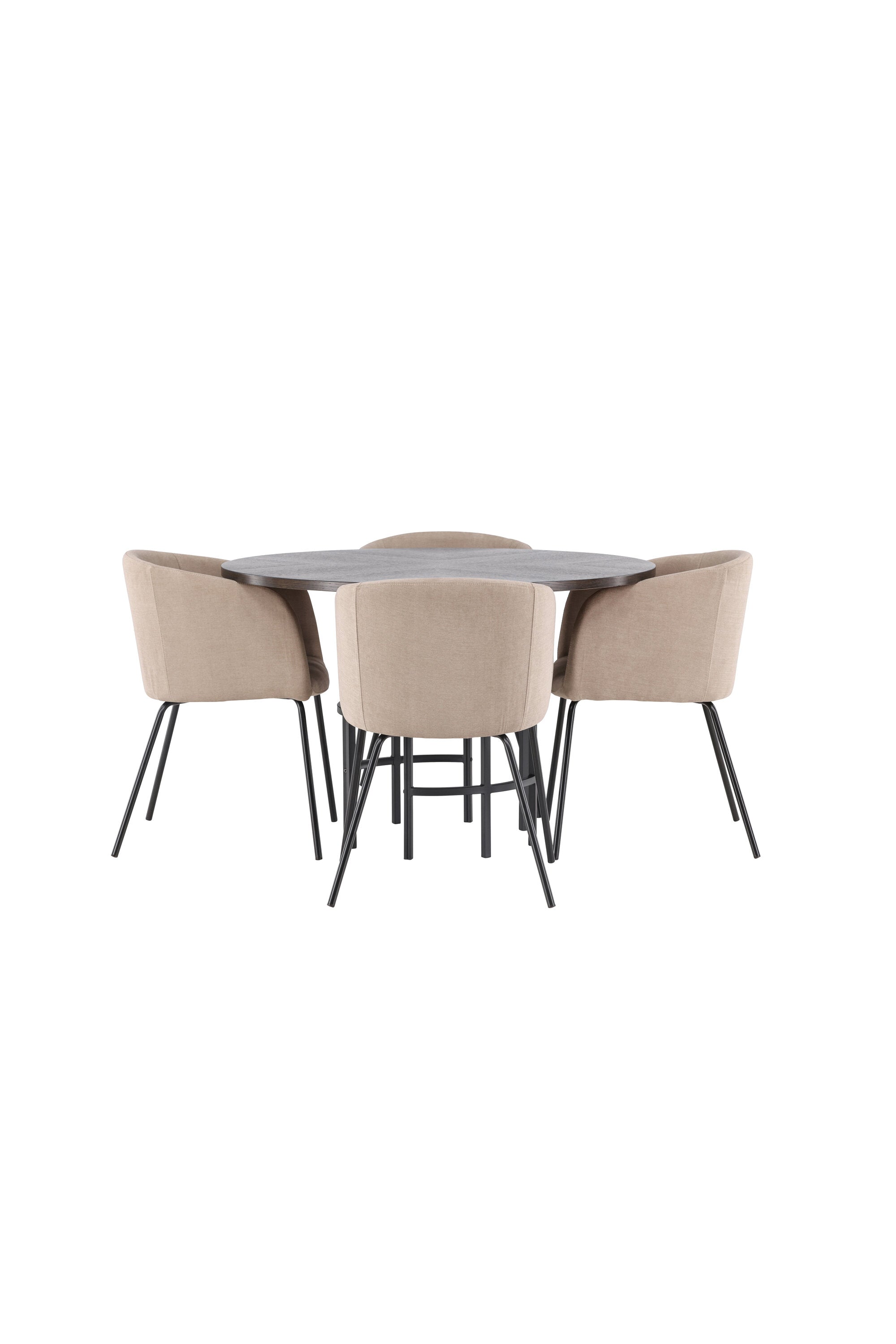 Matgrupp Copenhagen med 4st matstolar Berit-GR Dining Set-Venture Home-peaceofhome.se