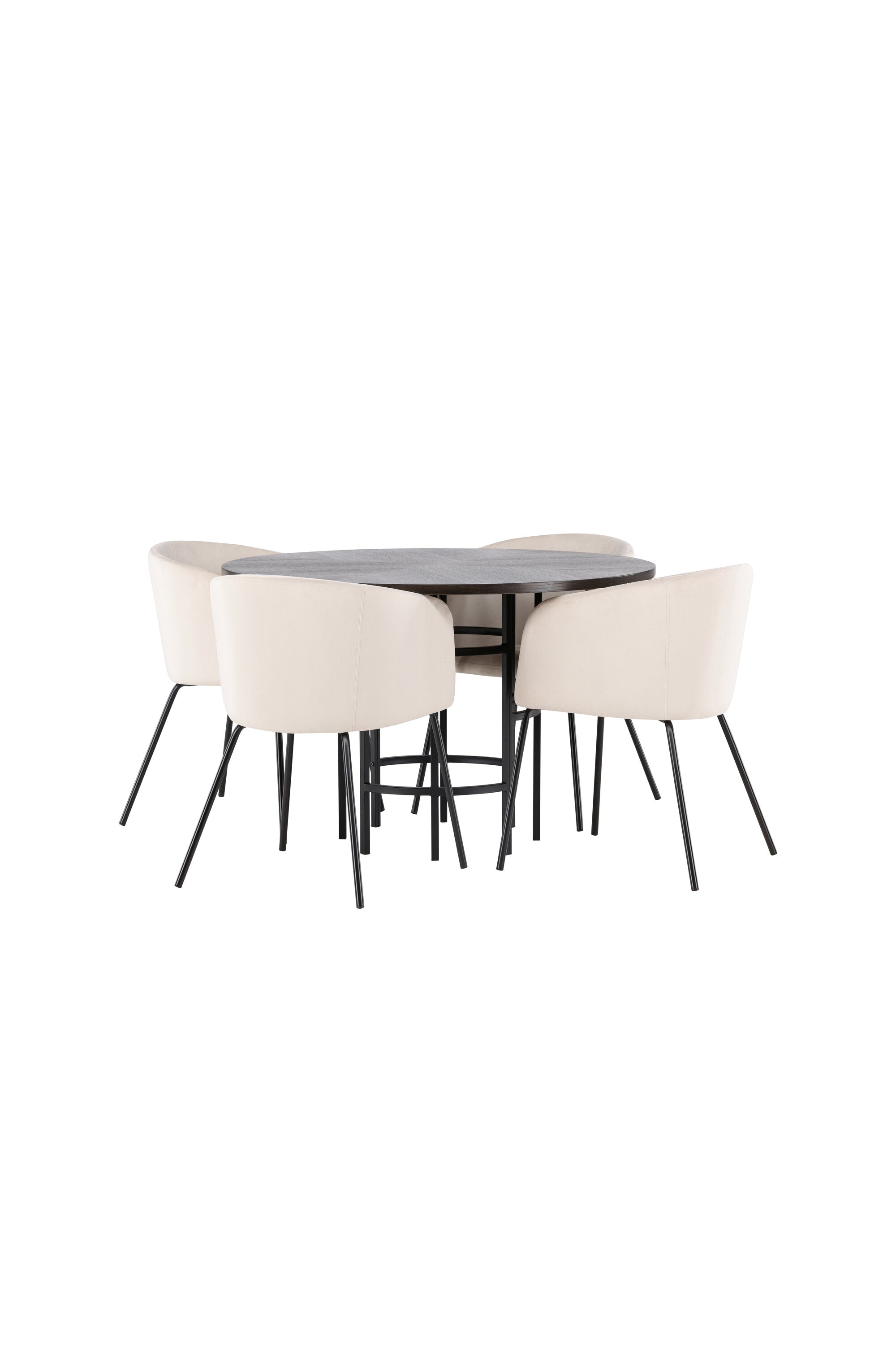 Matgrupp Copenhagen med 4st matstolar Berit-GR Dining Set-Venture Home-peaceofhome.se