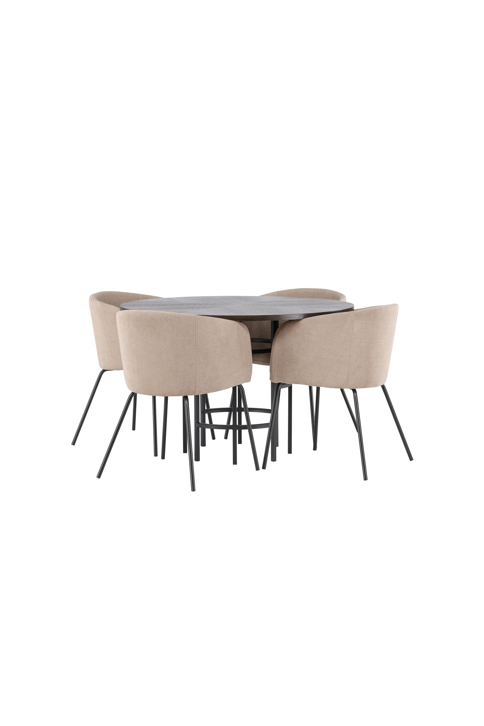 Matgrupp Copenhagen med 4st matstolar Berit-GR Dining Set-Venture Home-peaceofhome.se