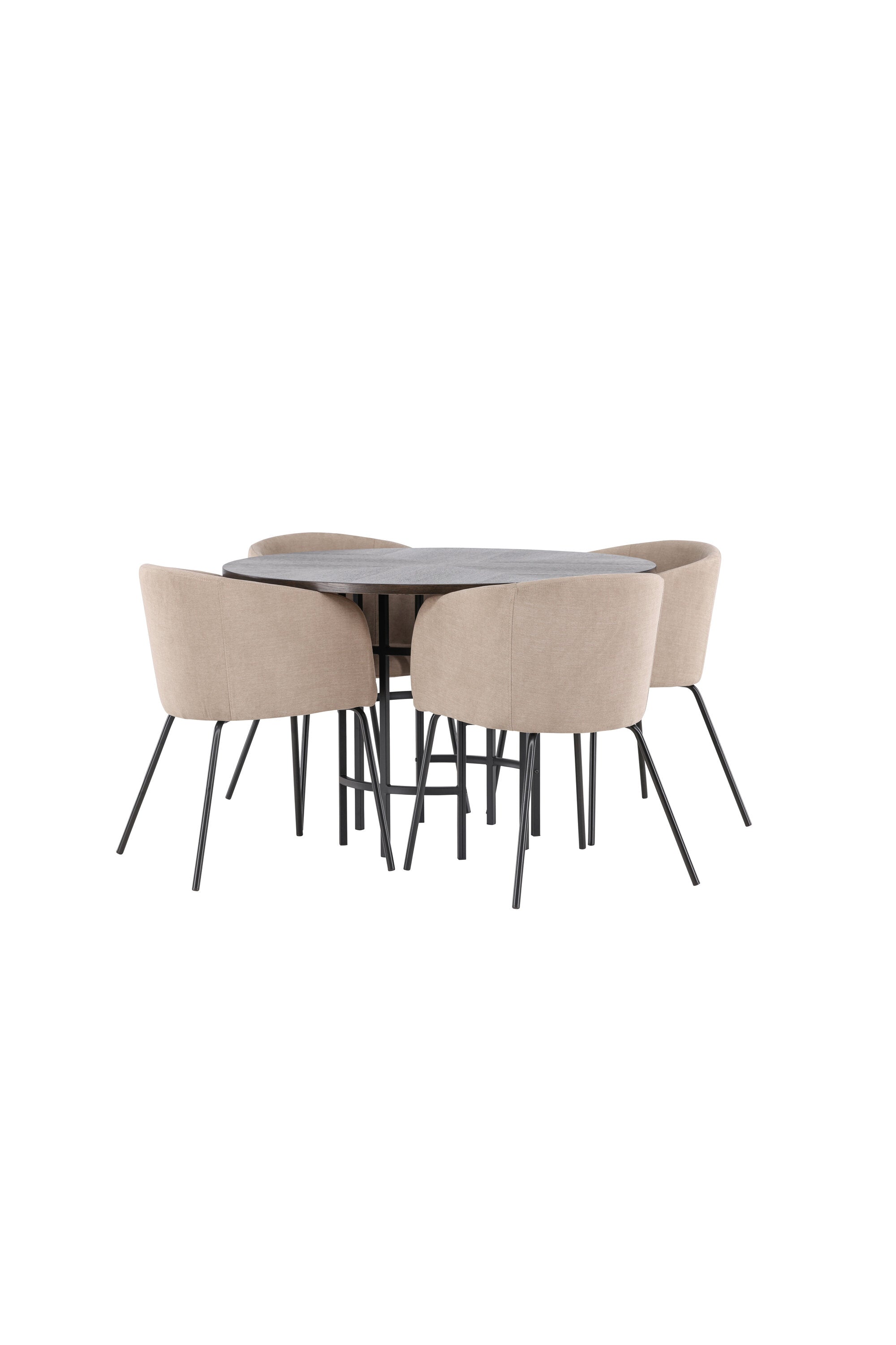 Matgrupp Copenhagen med 4st matstolar Berit-GR Dining Set-Venture Home-peaceofhome.se