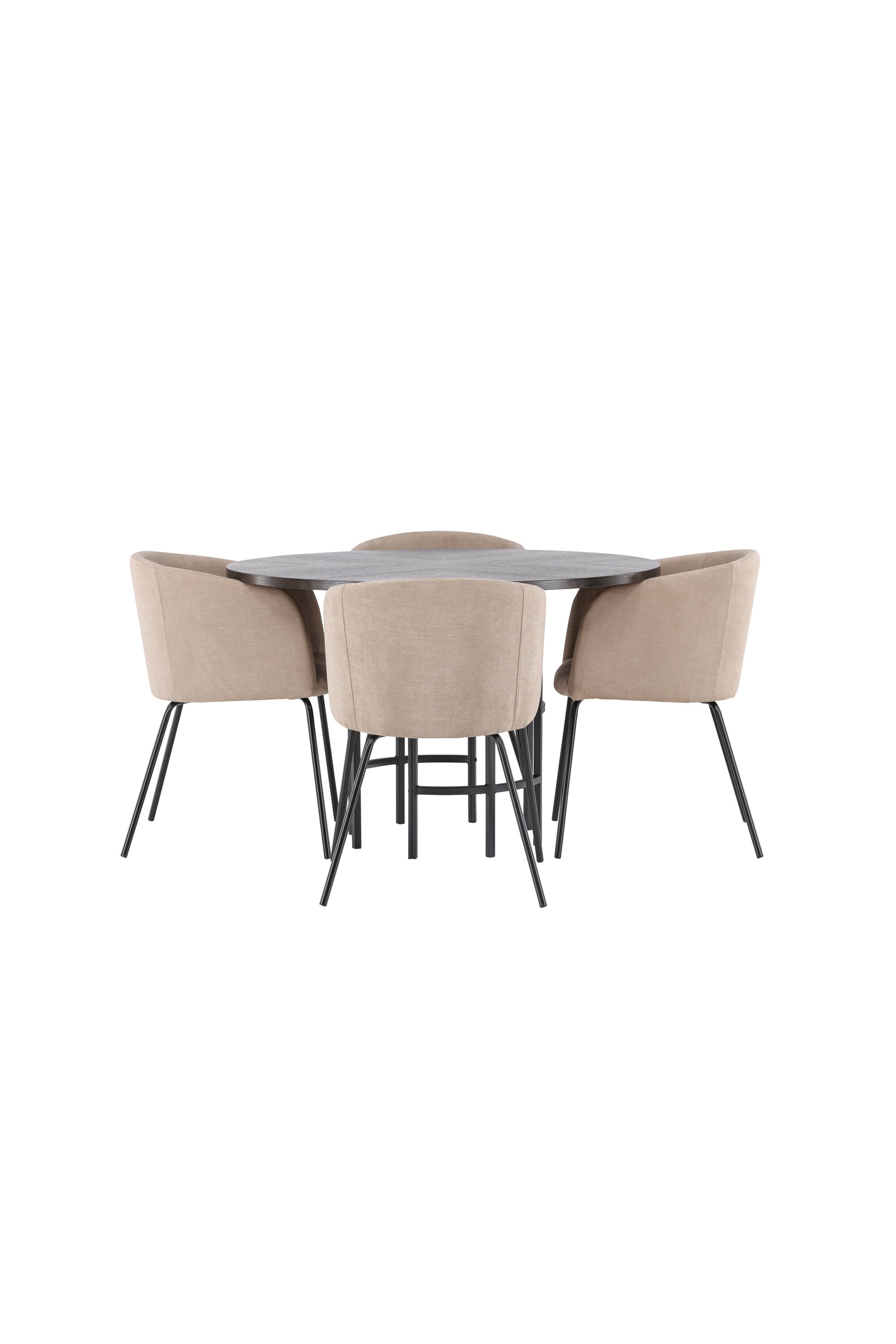 Matgrupp Copenhagen med 4st matstolar Berit-GR Dining Set-Venture Home-peaceofhome.se