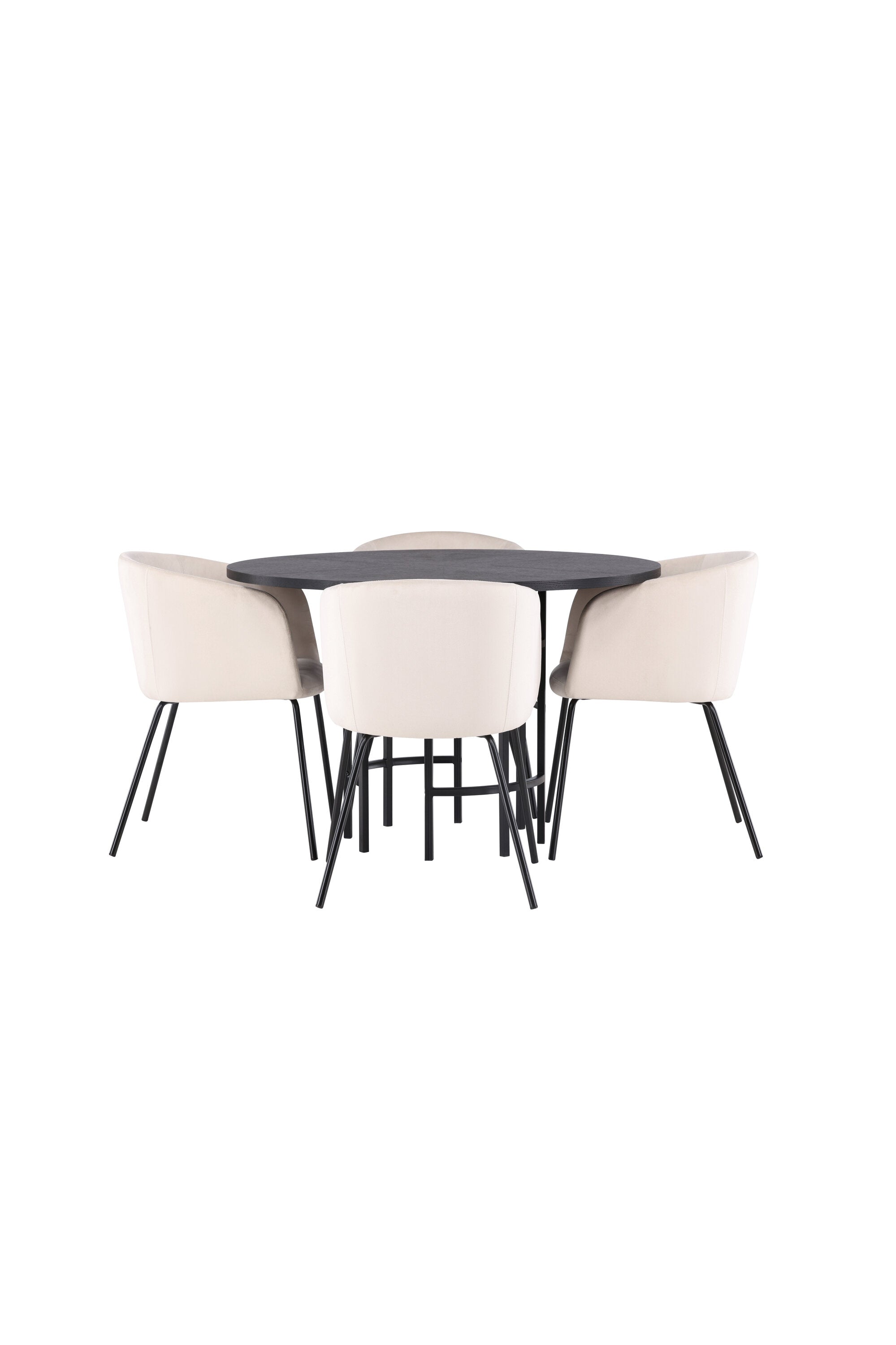 Matgrupp Copenhagen med 4st matstolar Berit-GR Dining Set-Venture Home-peaceofhome.se