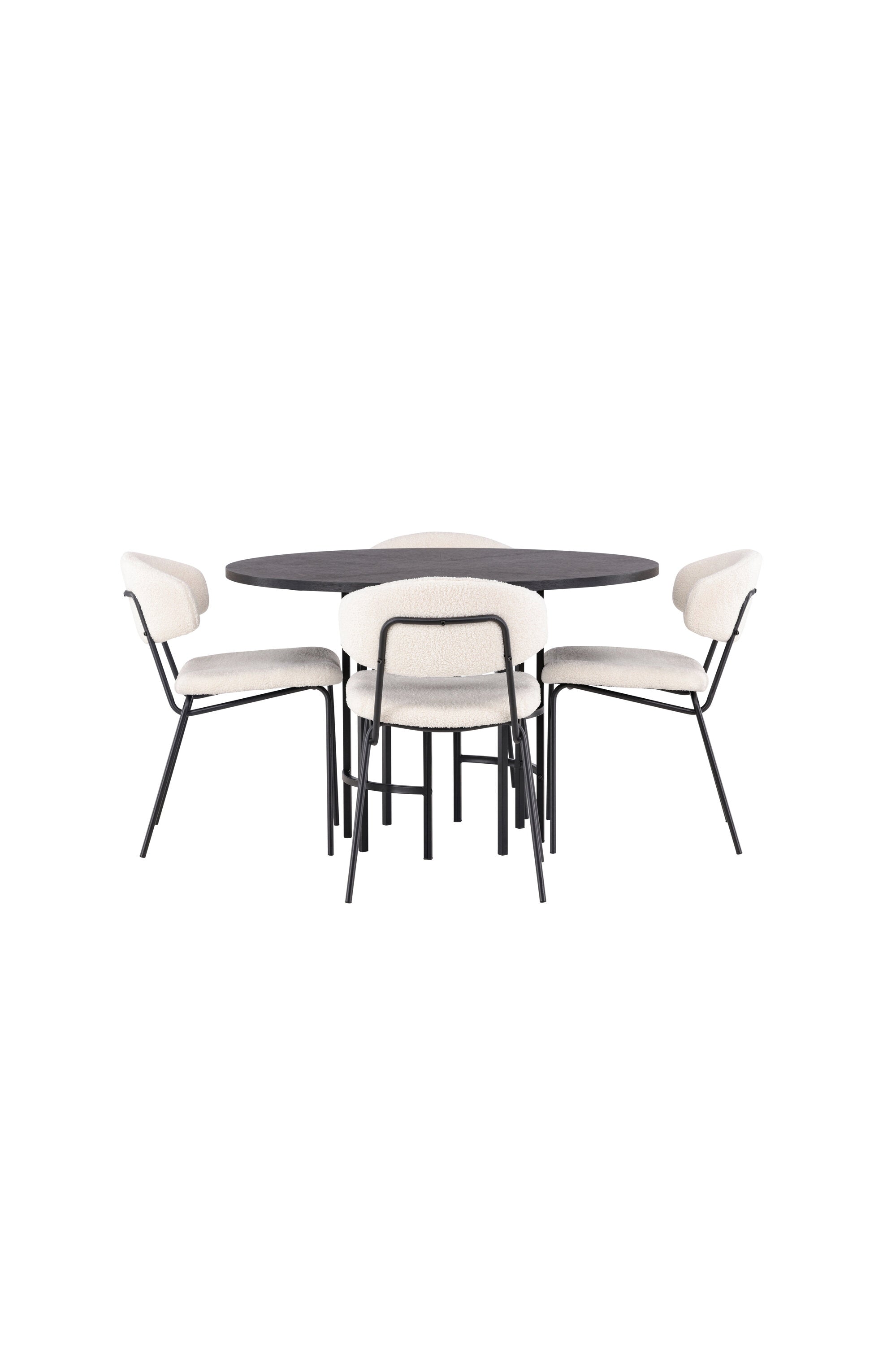 Matgrupp Copenhagen med 4st matstolar Chico-GR Dining Set-Venture Home-peaceofhome.se