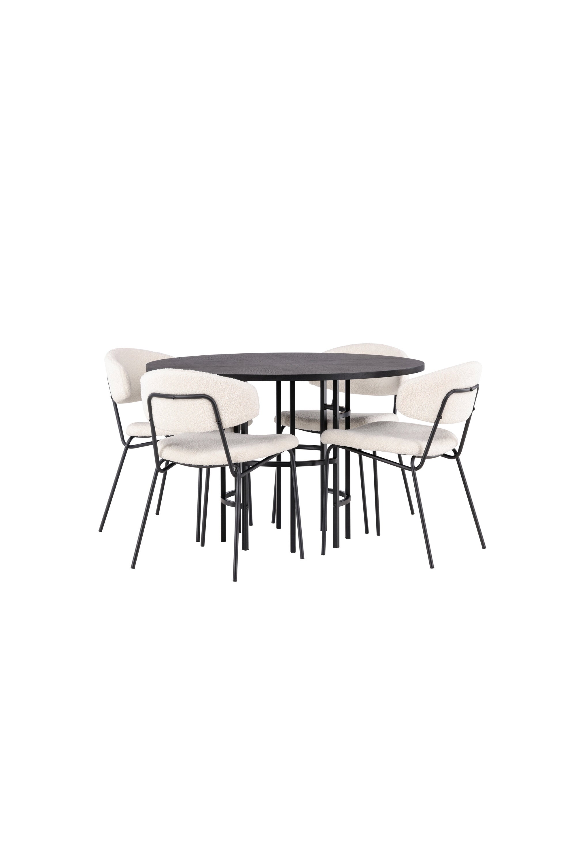 Matgrupp Copenhagen med 4st matstolar Chico-GR Dining Set-Venture Home-peaceofhome.se