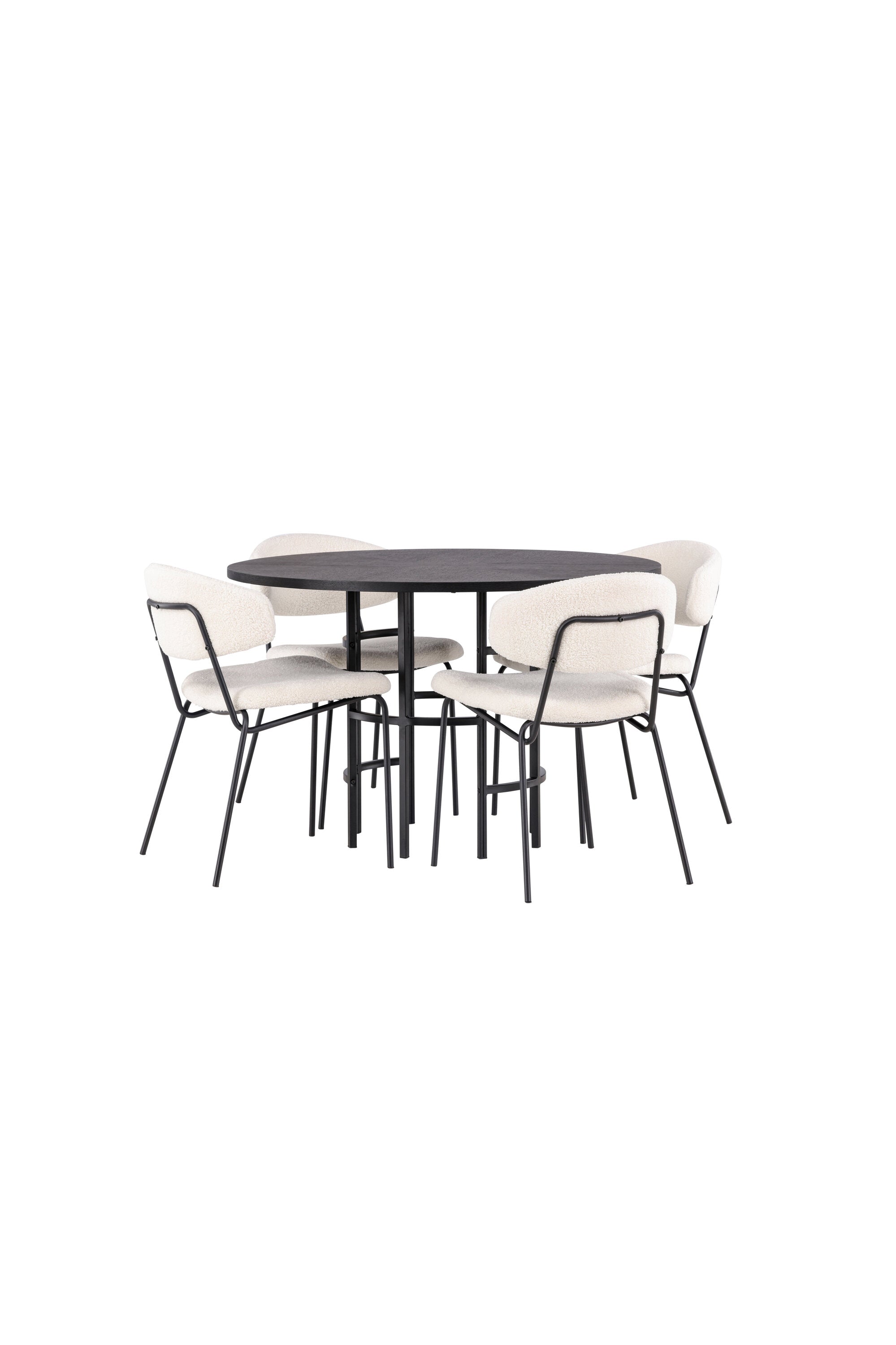 Matgrupp Copenhagen med 4st matstolar Chico-GR Dining Set-Venture Home-peaceofhome.se