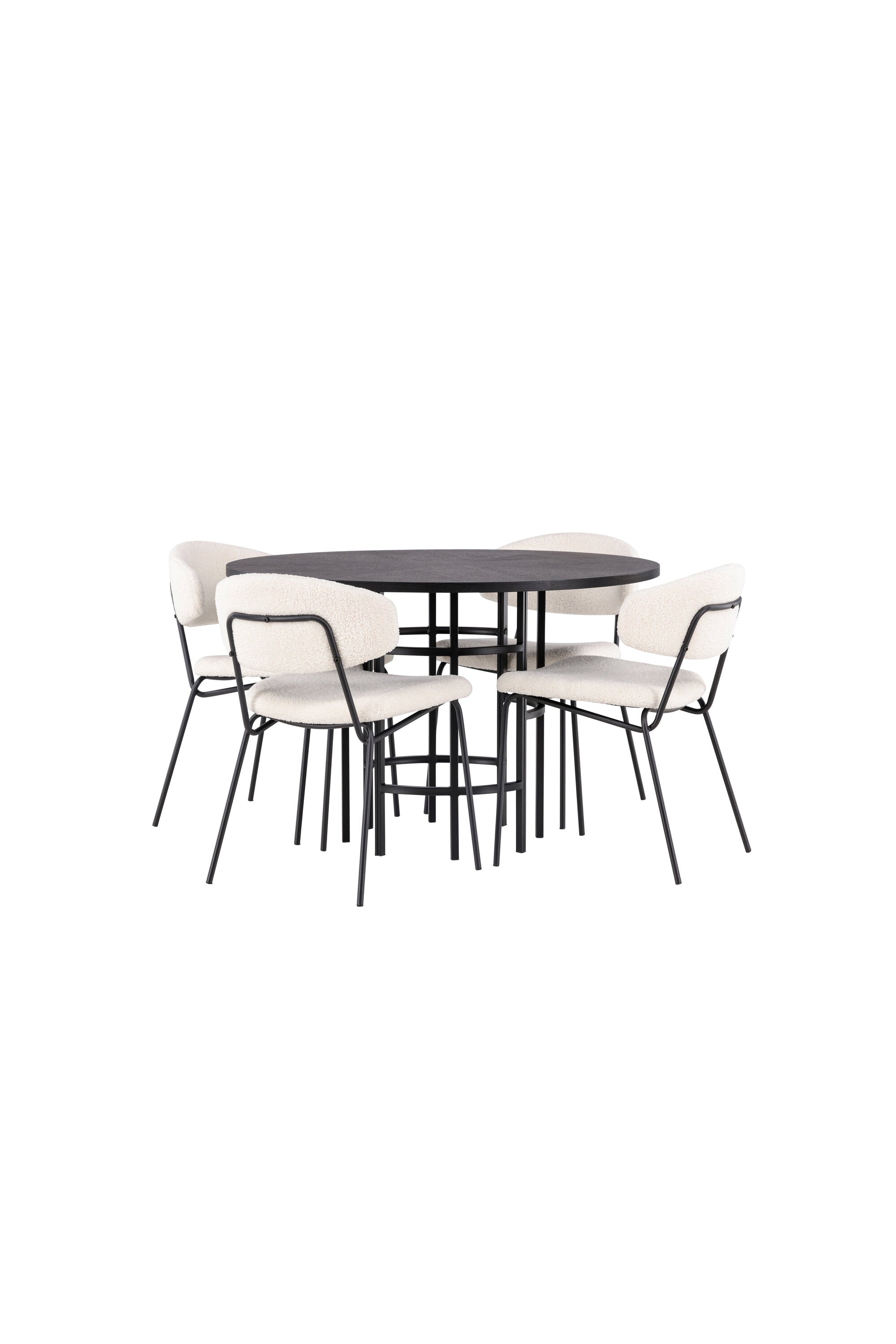 Matgrupp Copenhagen med 4st matstolar Chico-GR Dining Set-Venture Home-peaceofhome.se