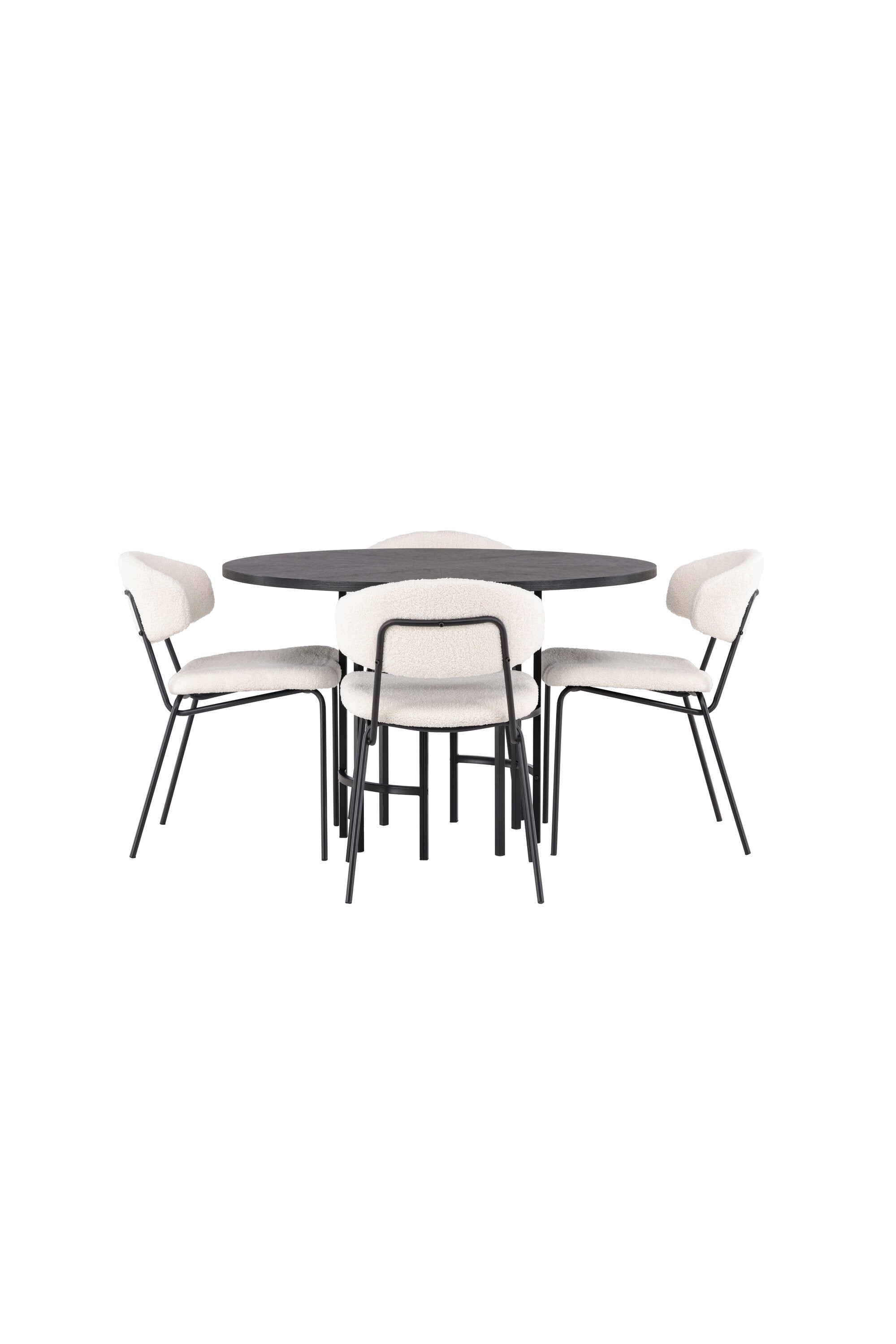 Matgrupp Copenhagen med 4st matstolar Chico-GR Dining Set-Venture Home-peaceofhome.se