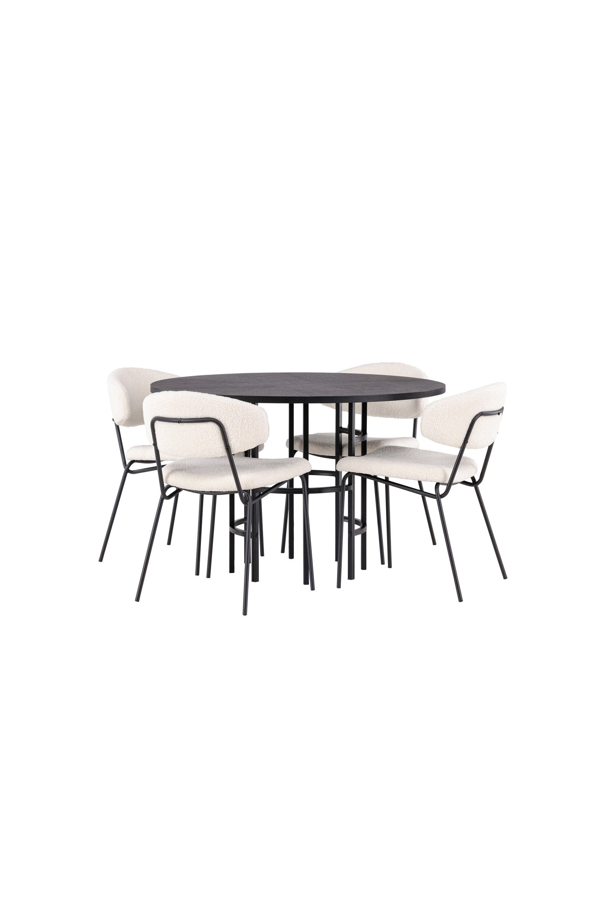 Matgrupp Copenhagen med 4st matstolar Chico-GR Dining Set-Venture Home-peaceofhome.se