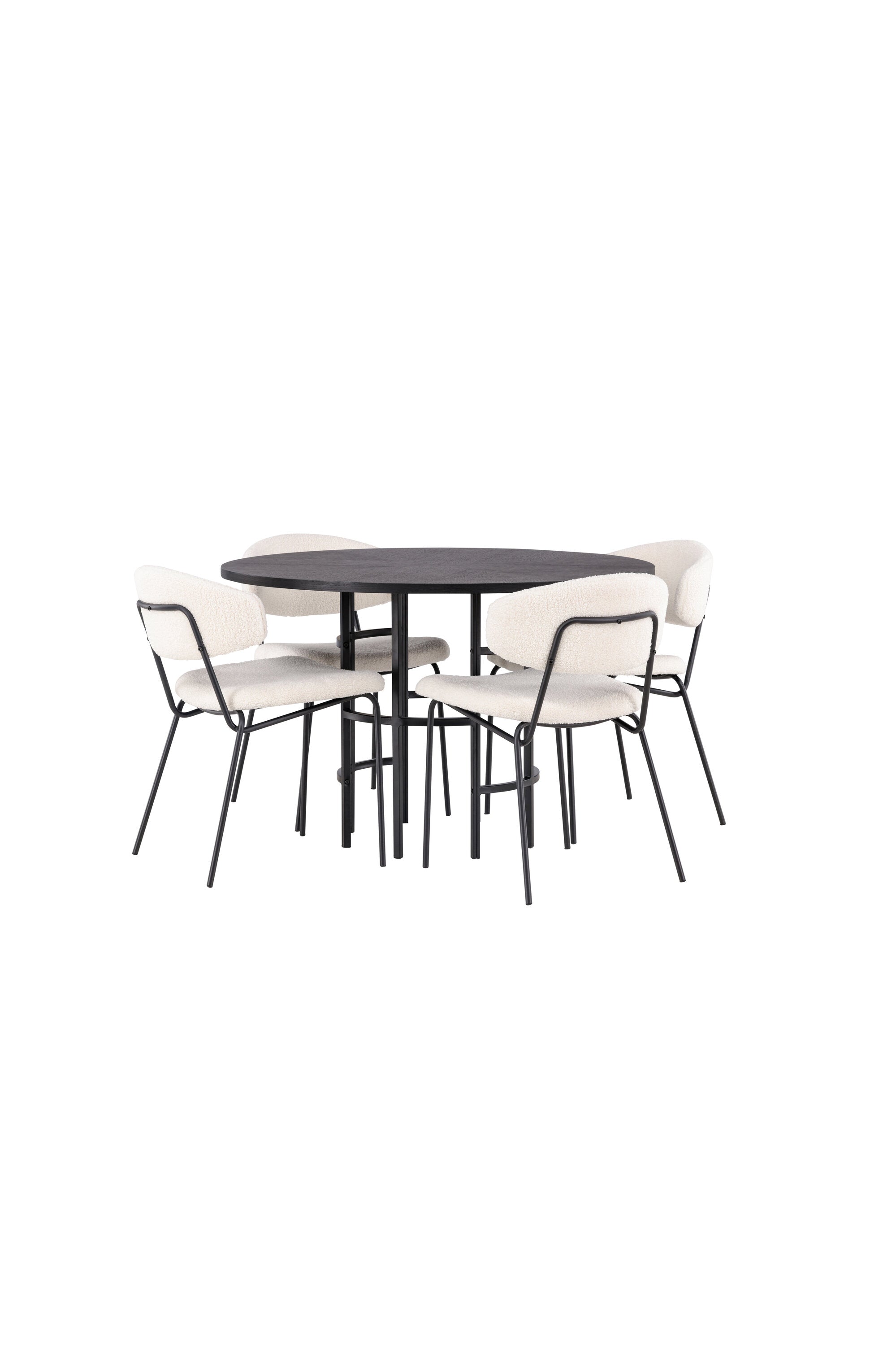 Matgrupp Copenhagen med 4st matstolar Chico-GR Dining Set-Venture Home-peaceofhome.se