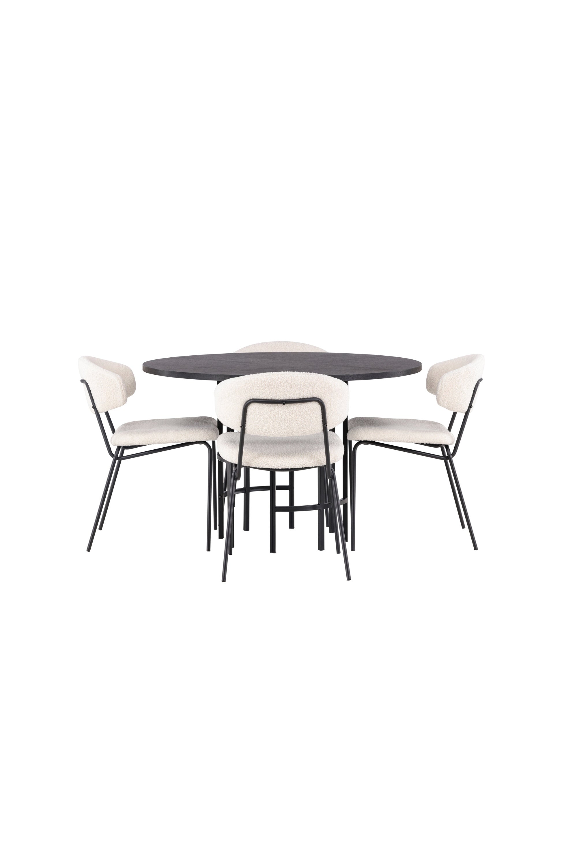 Matgrupp Copenhagen med 4st matstolar Chico-GR Dining Set-Venture Home-peaceofhome.se