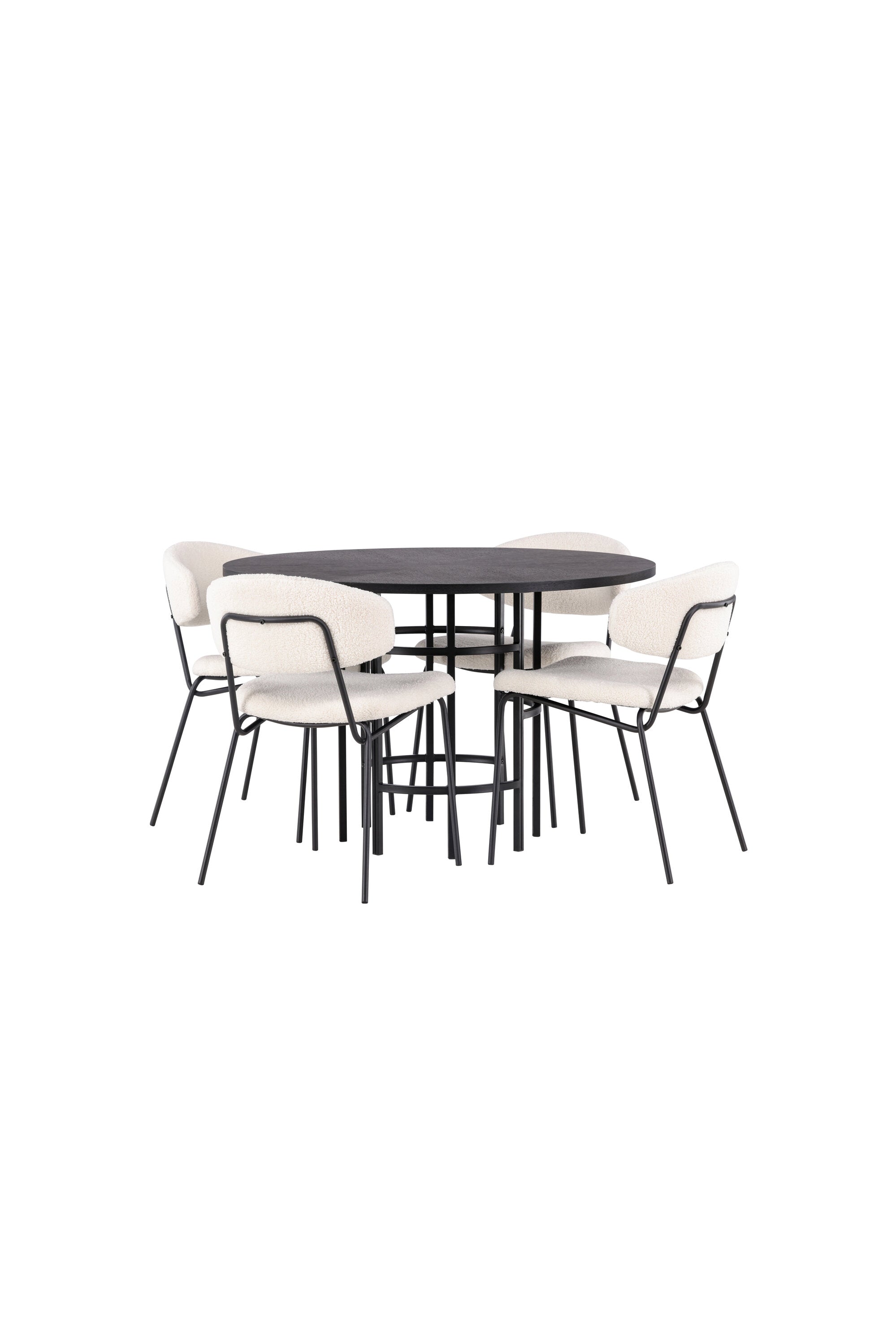 Matgrupp Copenhagen med 4st matstolar Chico-GR Dining Set-Venture Home-peaceofhome.se