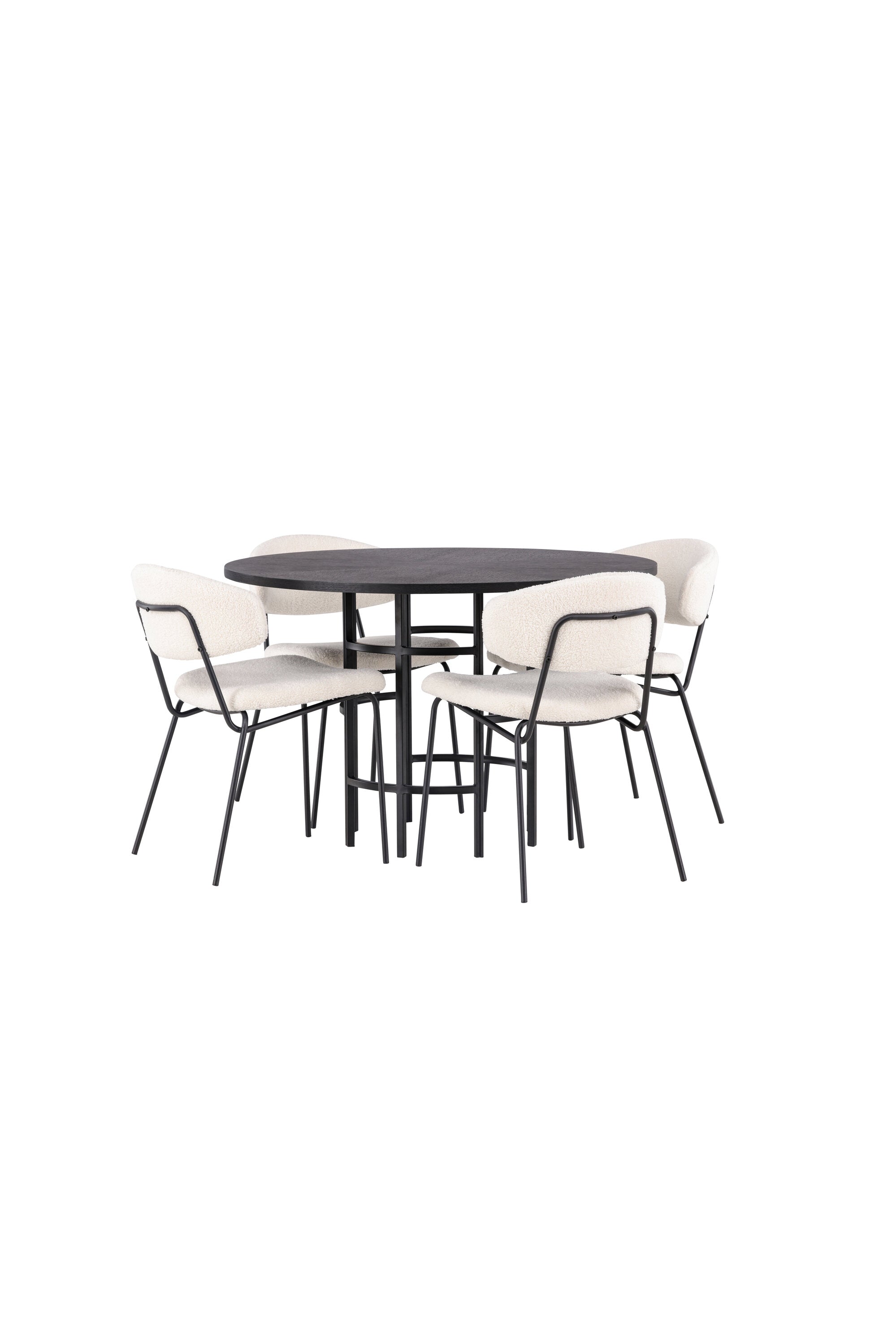 Matgrupp Copenhagen med 4st matstolar Chico-GR Dining Set-Venture Home-peaceofhome.se