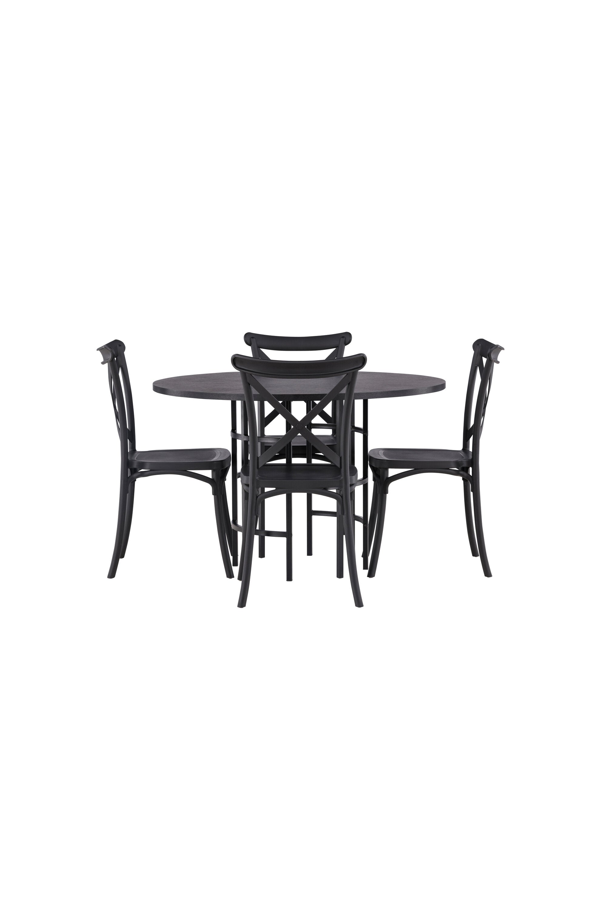 Matgrupp Copenhagen med 4st matstolar Crosett-GR Dining Set-Venture Home-peaceofhome.se