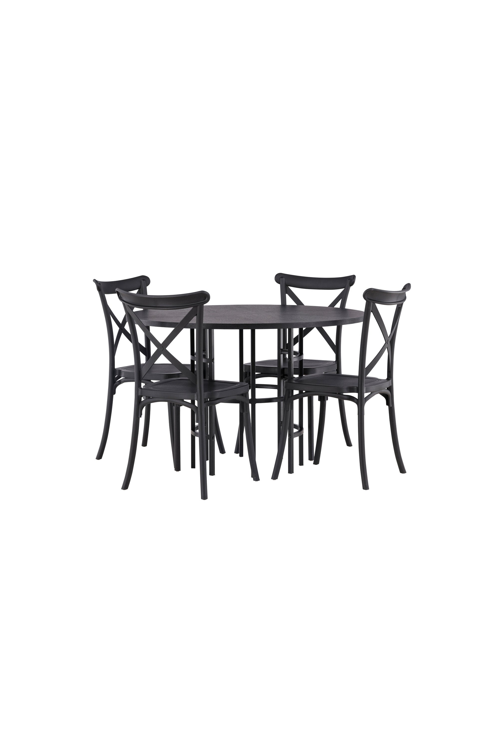 Matgrupp Copenhagen med 4st matstolar Crosett-GR Dining Set-Venture Home-peaceofhome.se