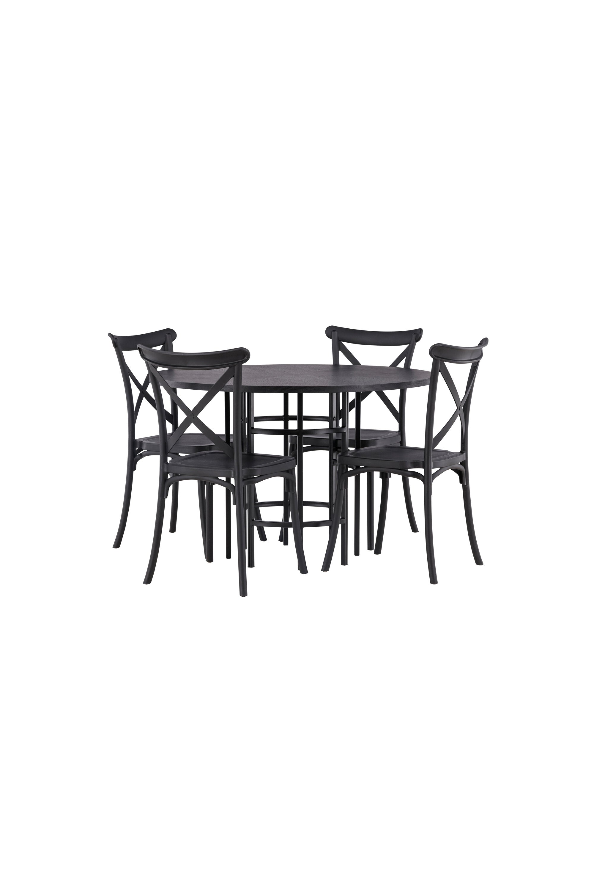 Matgrupp Copenhagen med 4st matstolar Crosett-GR Dining Set-Venture Home-peaceofhome.se